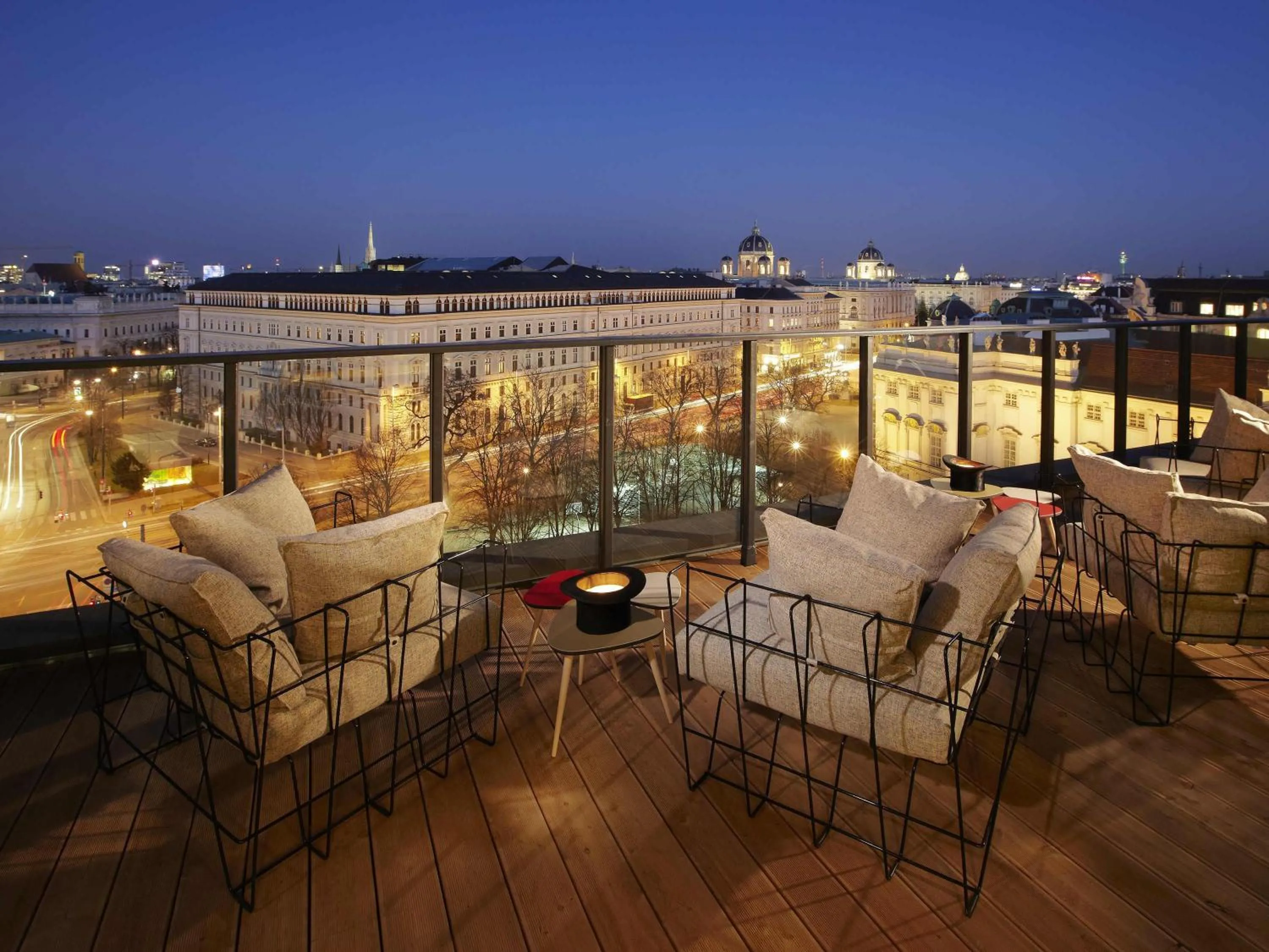 Balcony/Terrace in 25hours Hotel beim MuseumsQuartier
