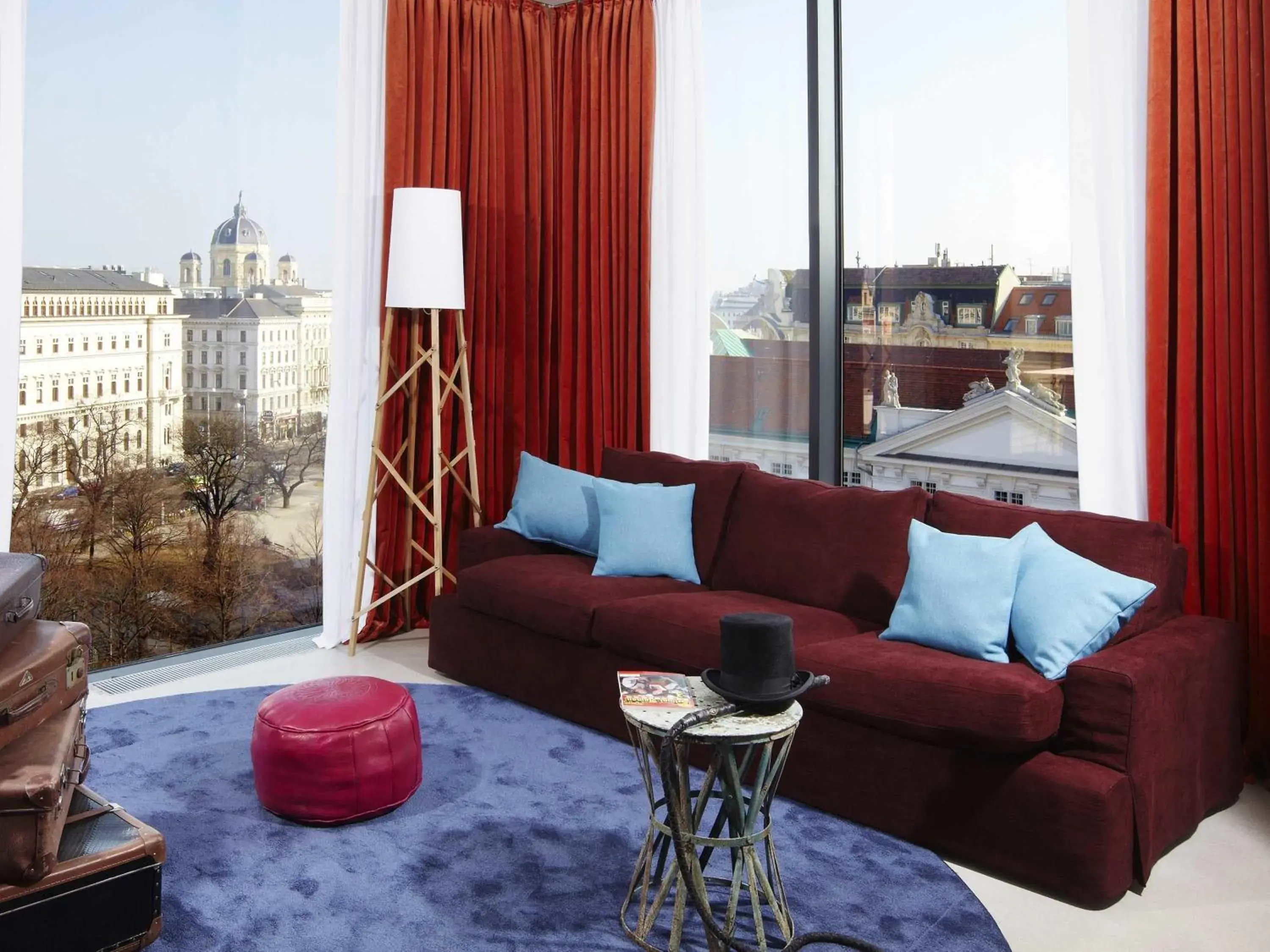 Bedroom in 25hours Hotel beim MuseumsQuartier Bedroom in 25hours Hotel beim MuseumsQuartier