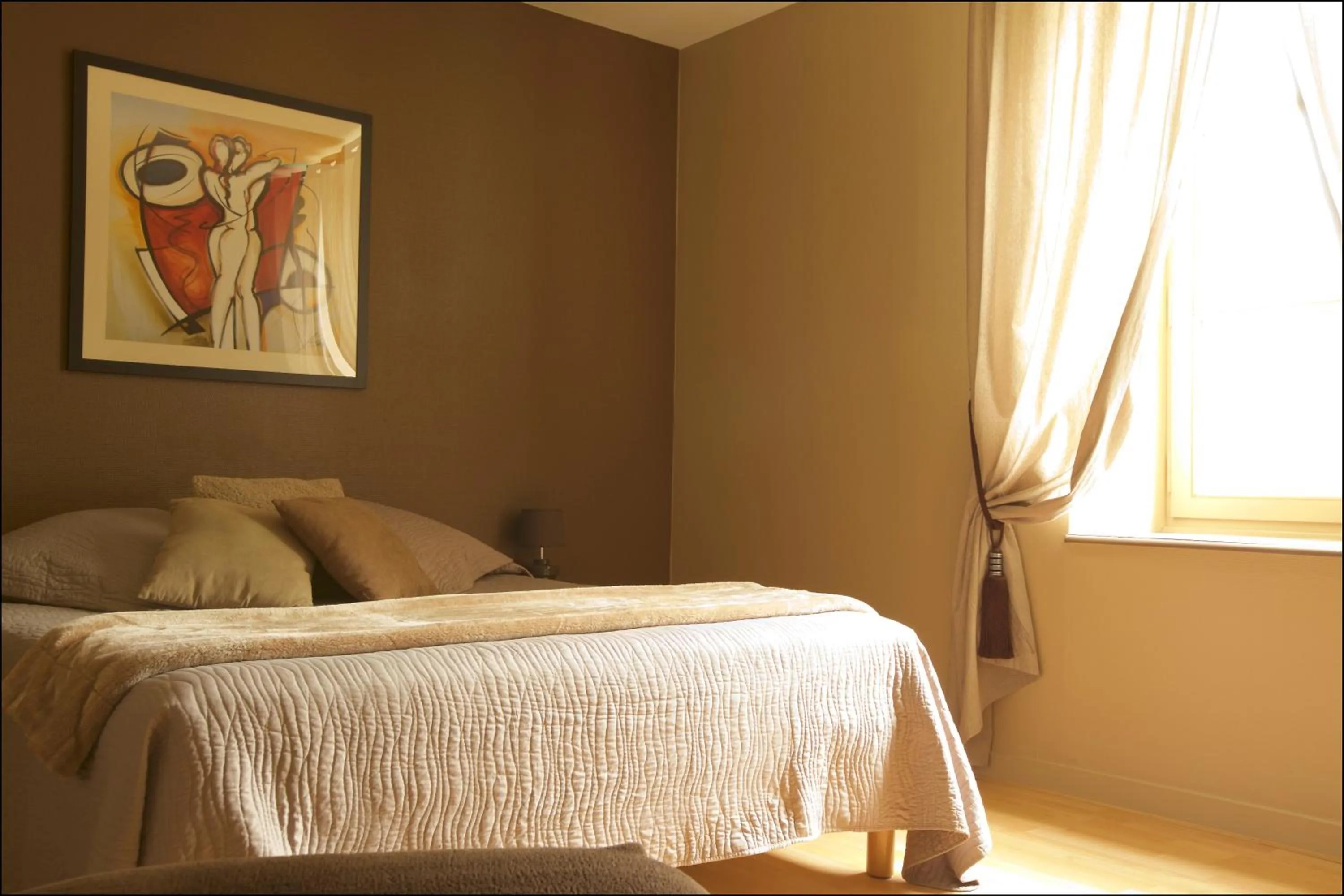 Bedroom, Bed in L'Oree Du Château