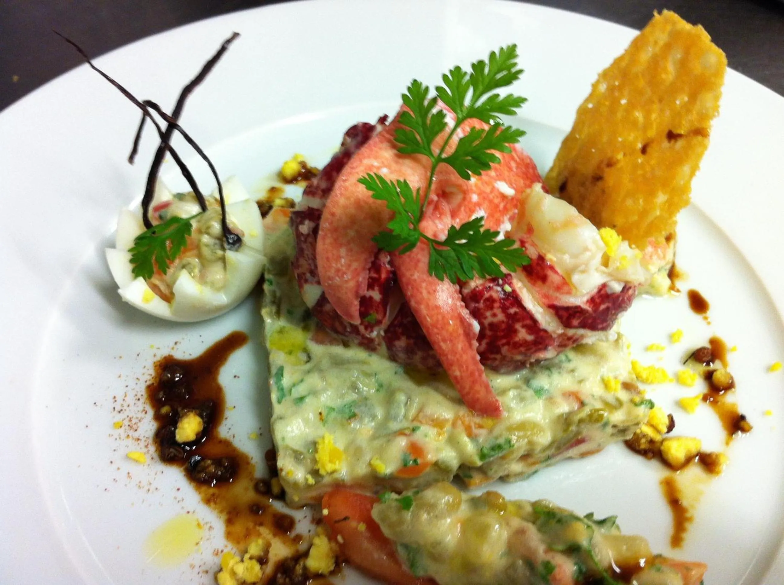 Food close-up in L'Oree Du Château