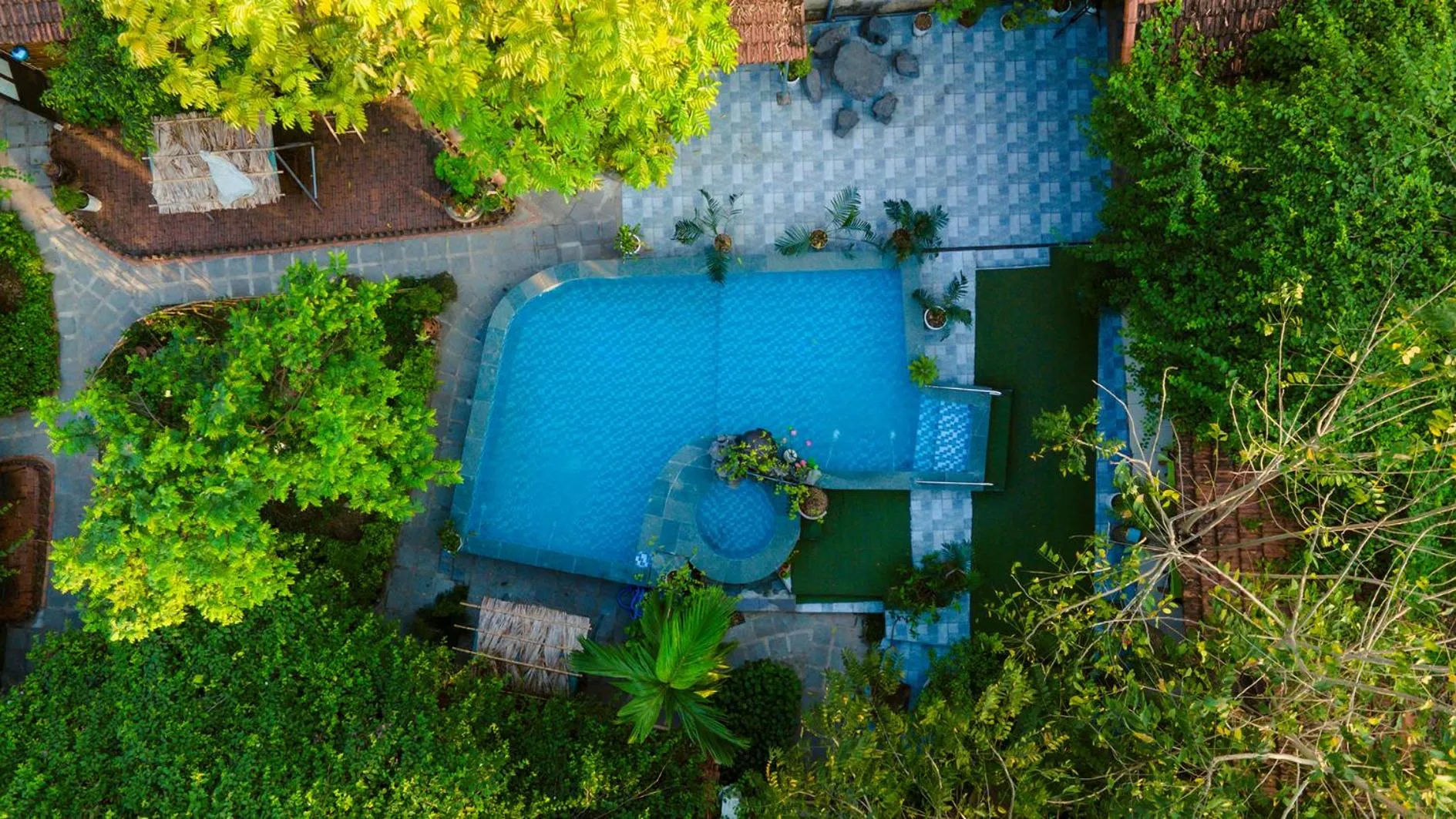 Bird's eye view in Green Peace Bungalow