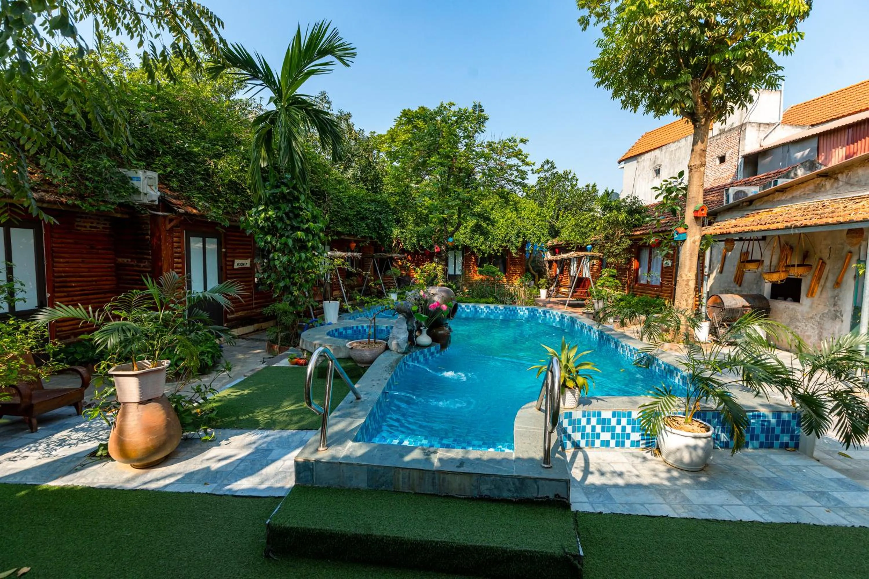 On site in Green Peace Bungalow