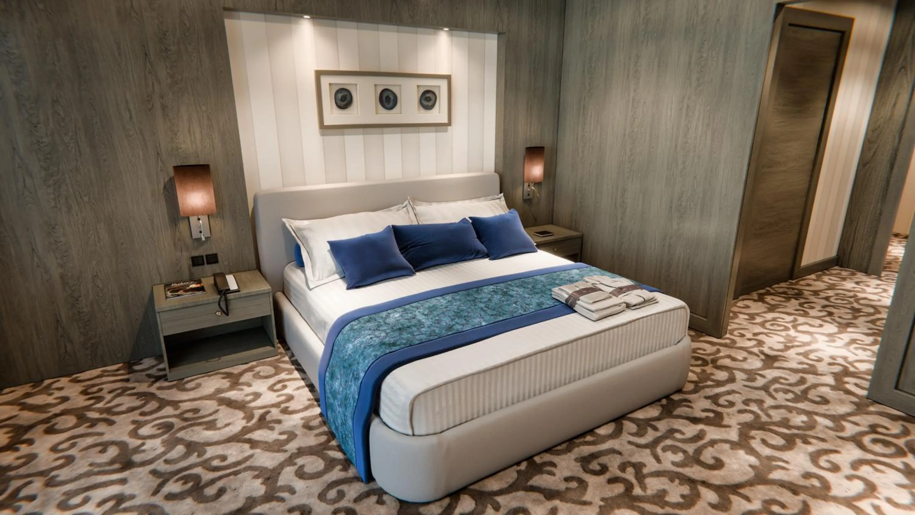 Bedroom, Bed in AlHamra Hotel Kuwait