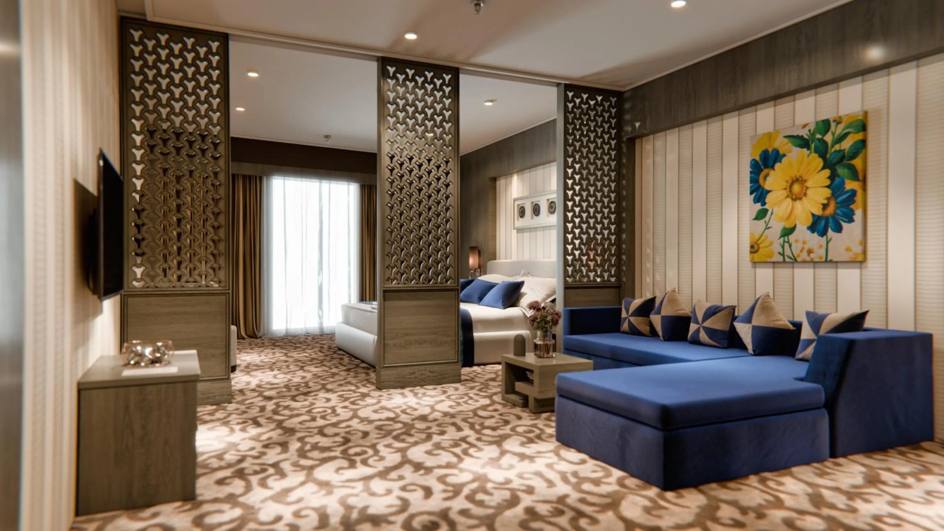 Bedroom in AlHamra Hotel Kuwait