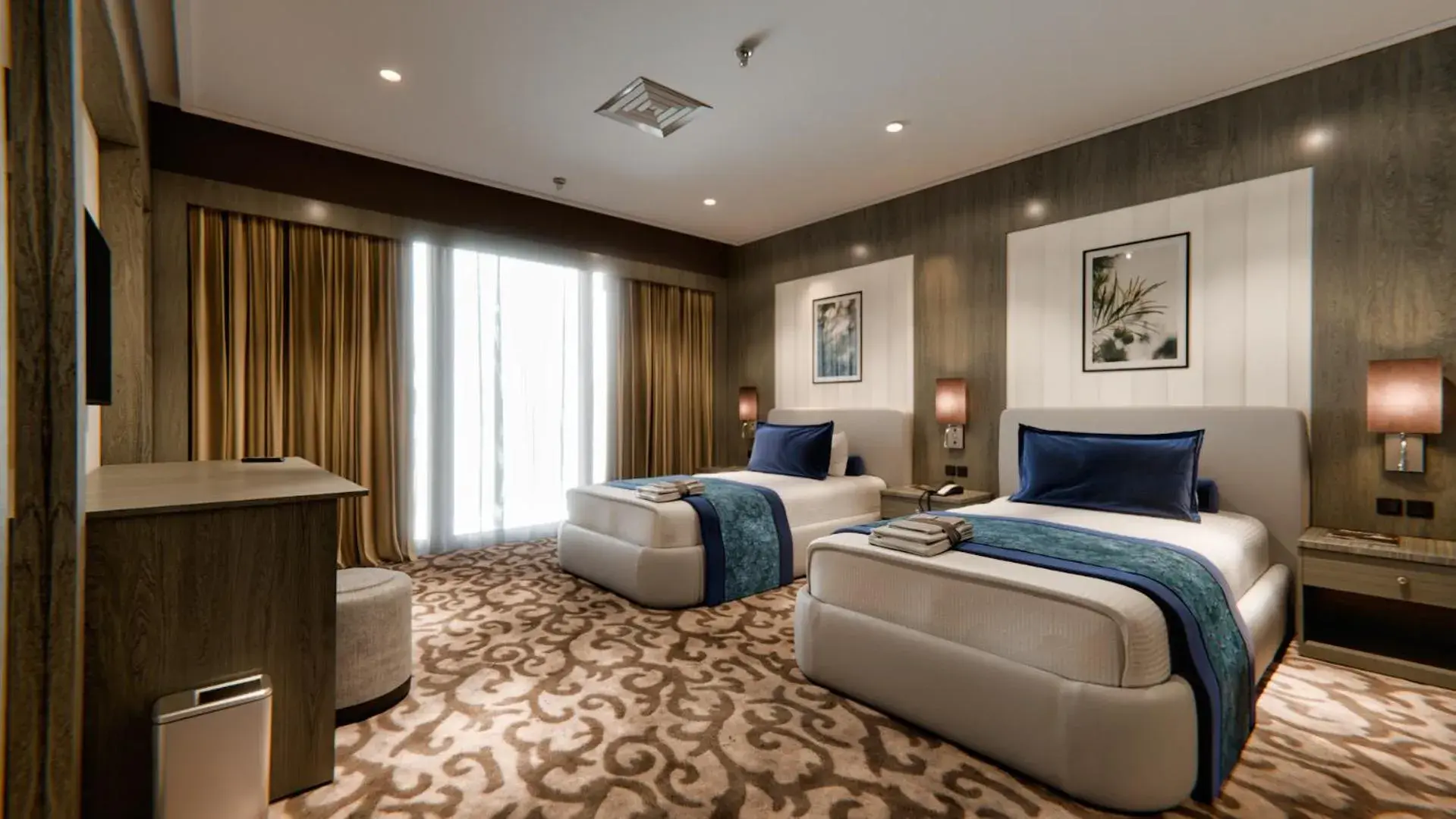 Bedroom, Bed in AlHamra Hotel Kuwait Bedroom, Bed in AlHamra Hotel Kuwait