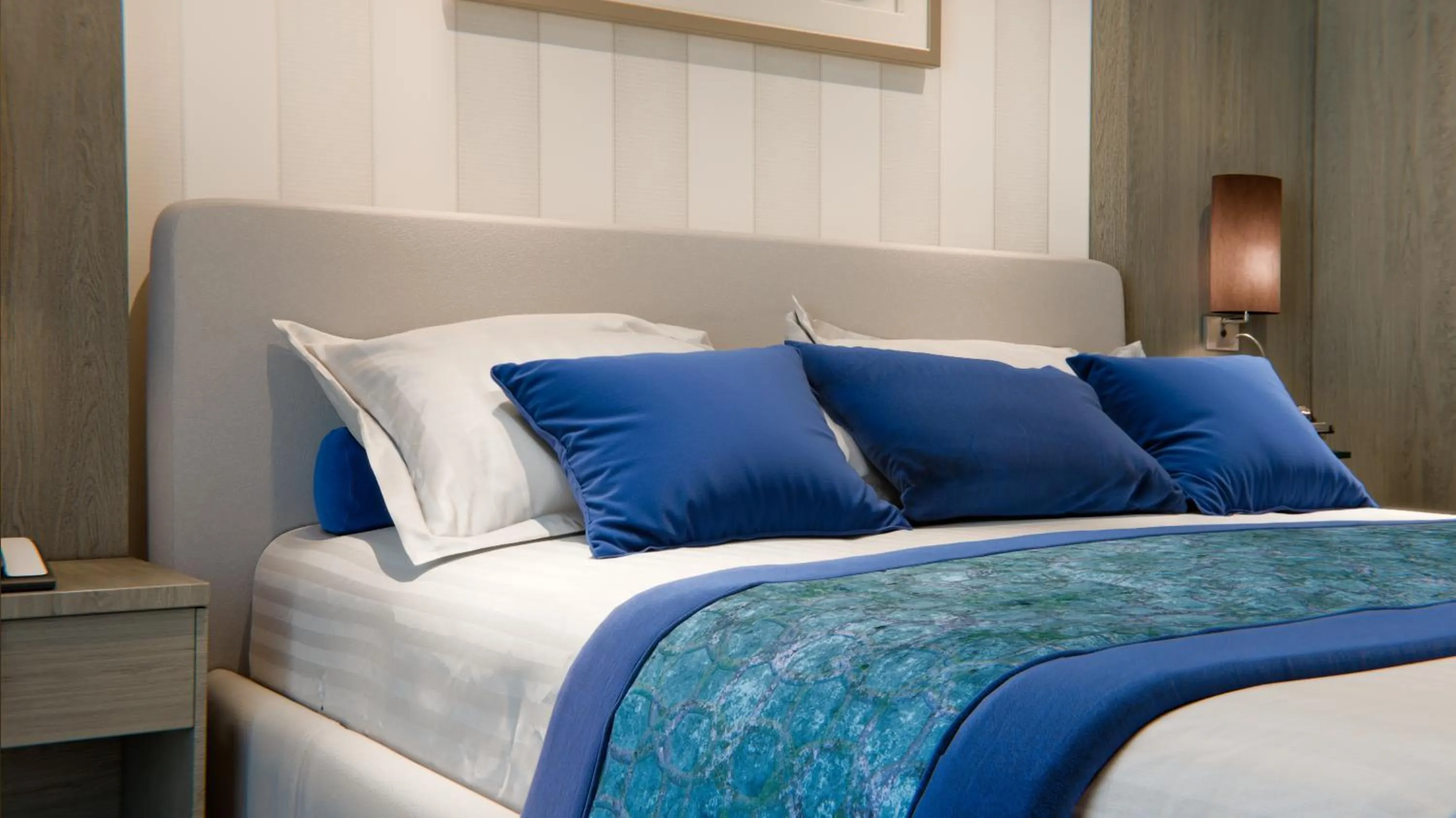 Bed in AlHamra Hotel Kuwait