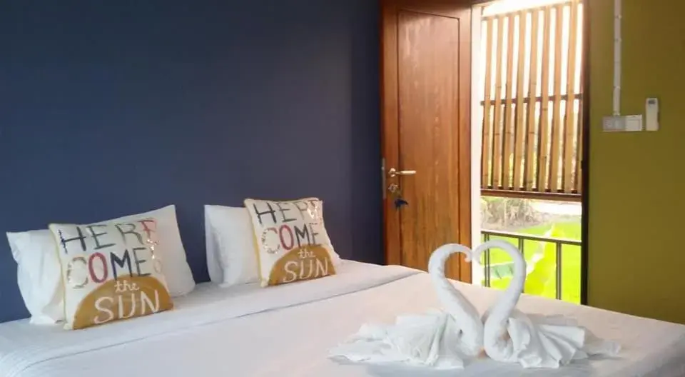 Bed in Plernsalaya resort Bed in Plernsalaya resort