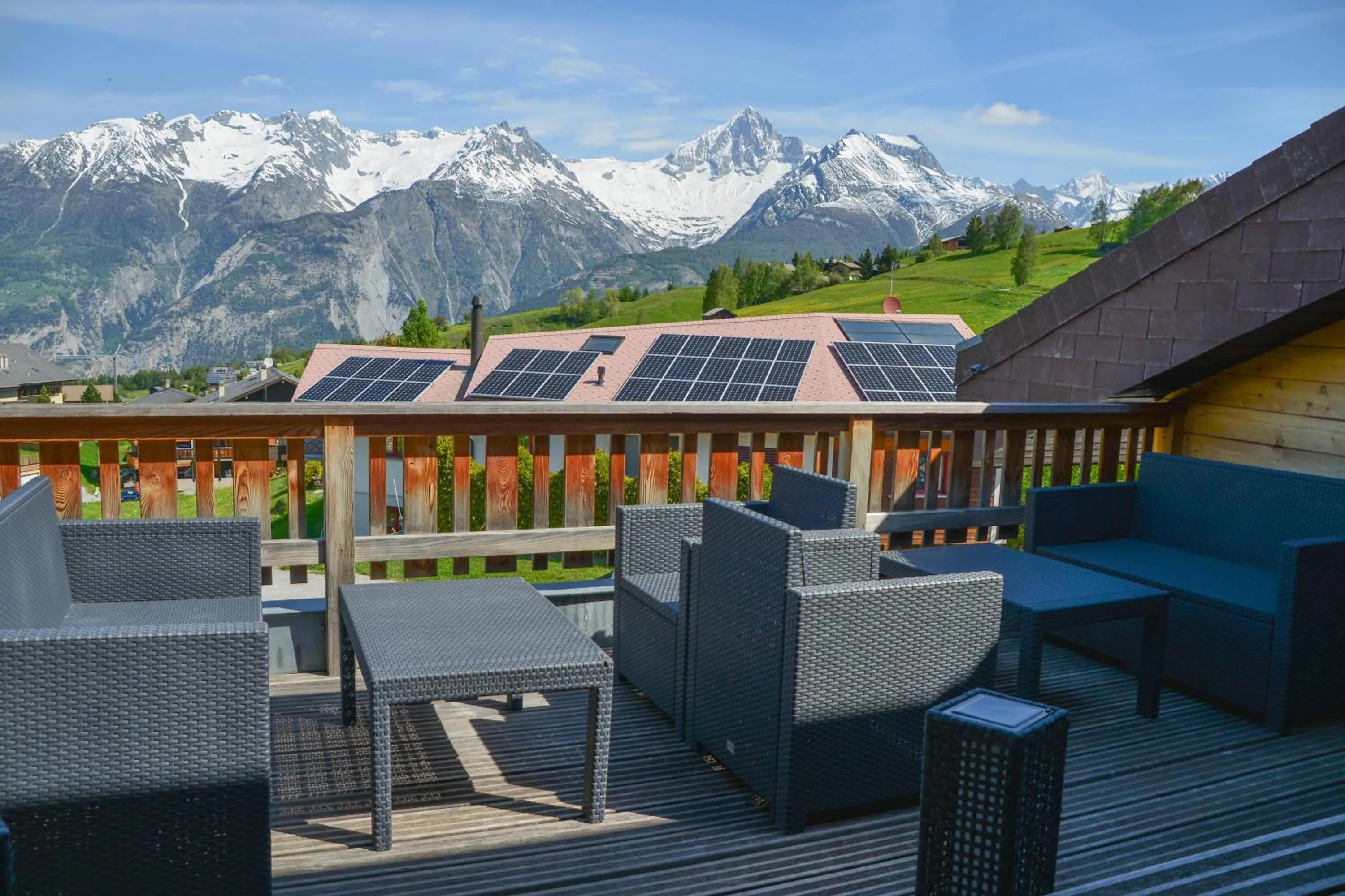 Balcony/Terrace in Hotel-Restaurant Ronalp