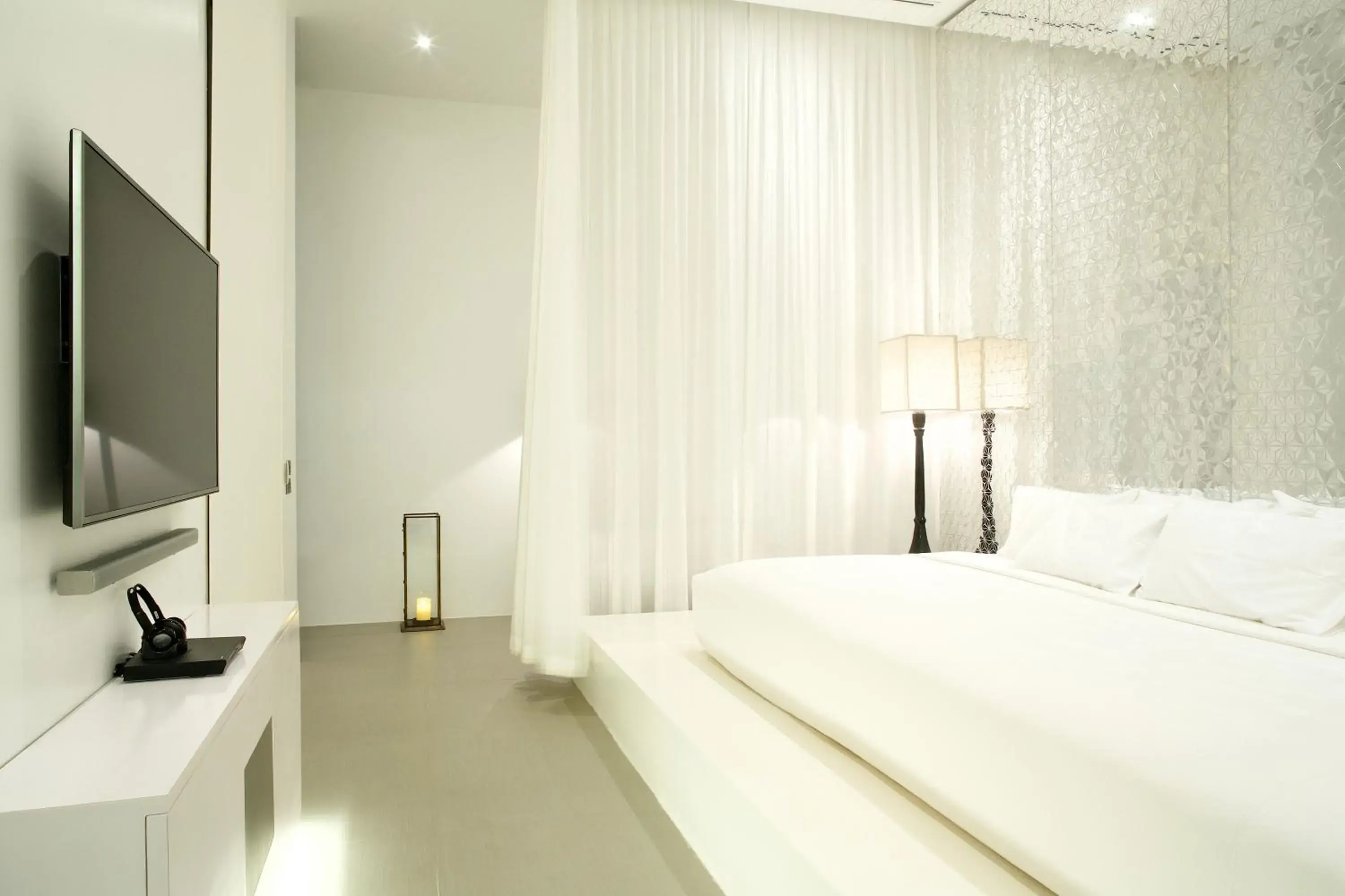 Bedroom, Bed in The Secret Pool Villas By The Library Koh Samui Bedroom, Bed in The Secret Pool Villas By The Library Koh Samui