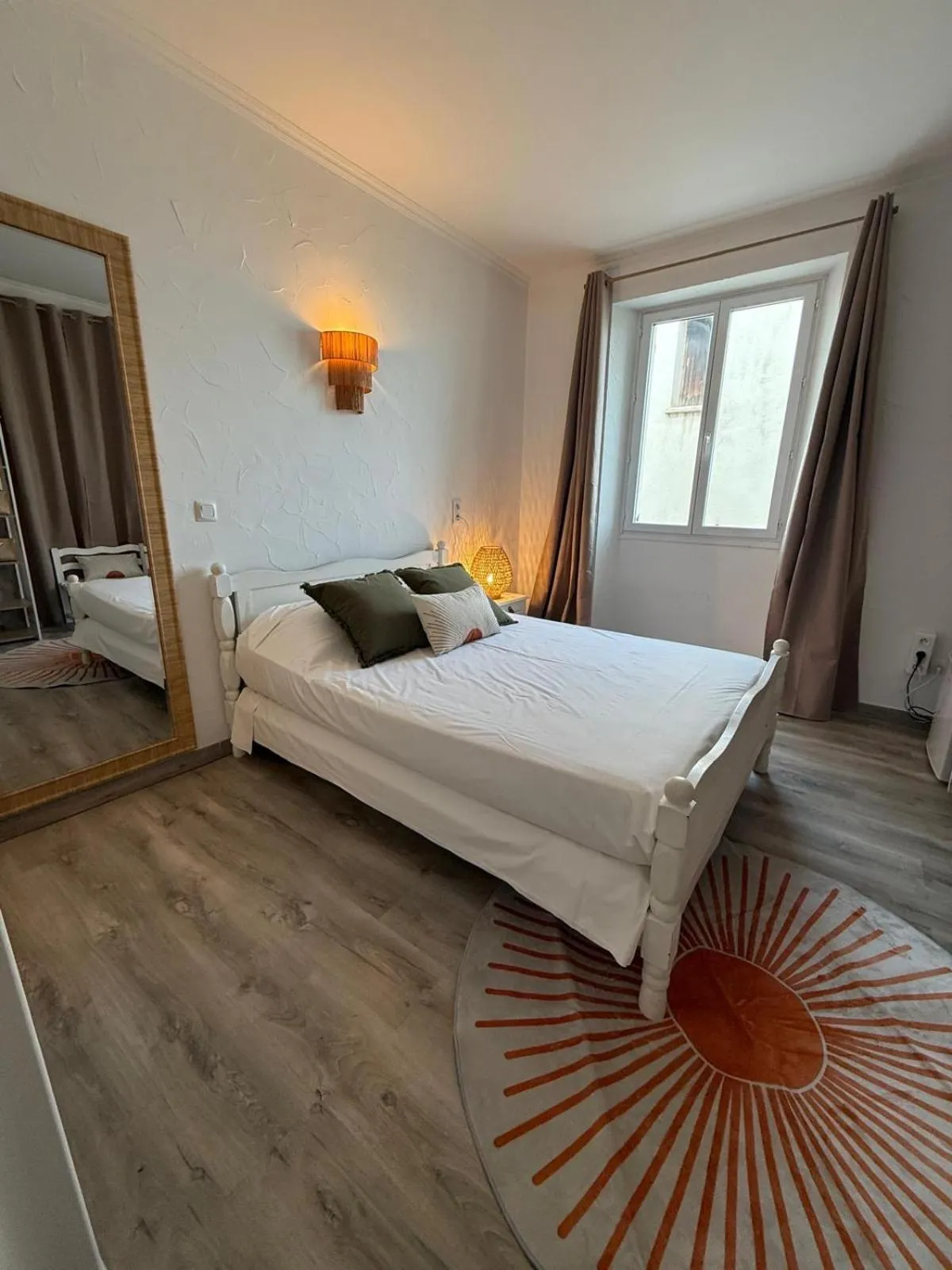 Bed in Hôtel Les 3 Terrasses