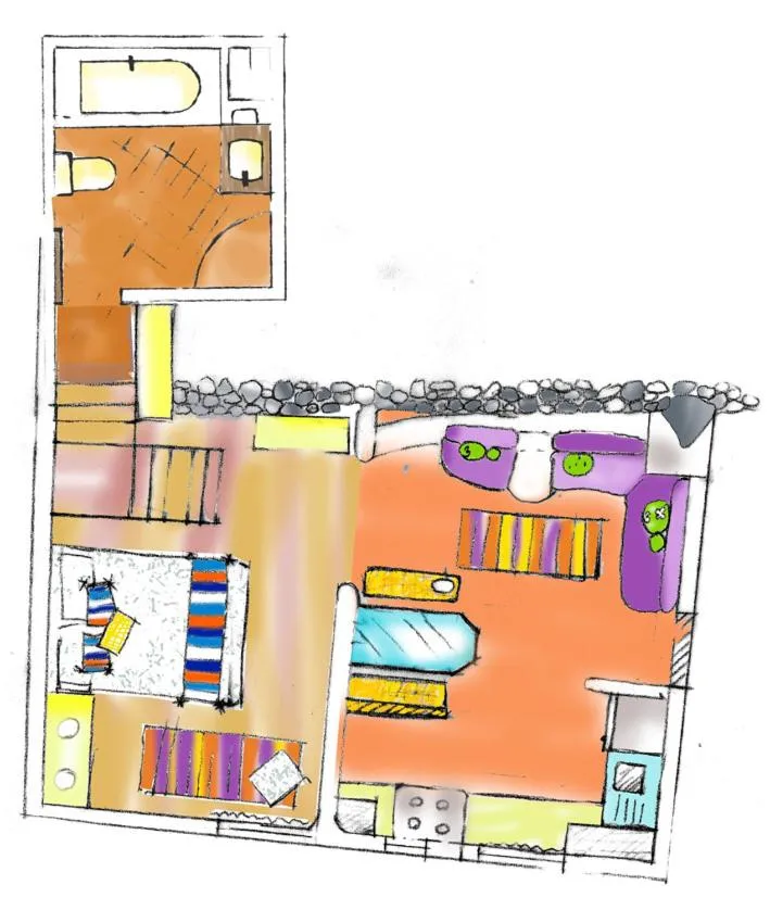 Photo of the whole room in Quinua Boutique Apartments