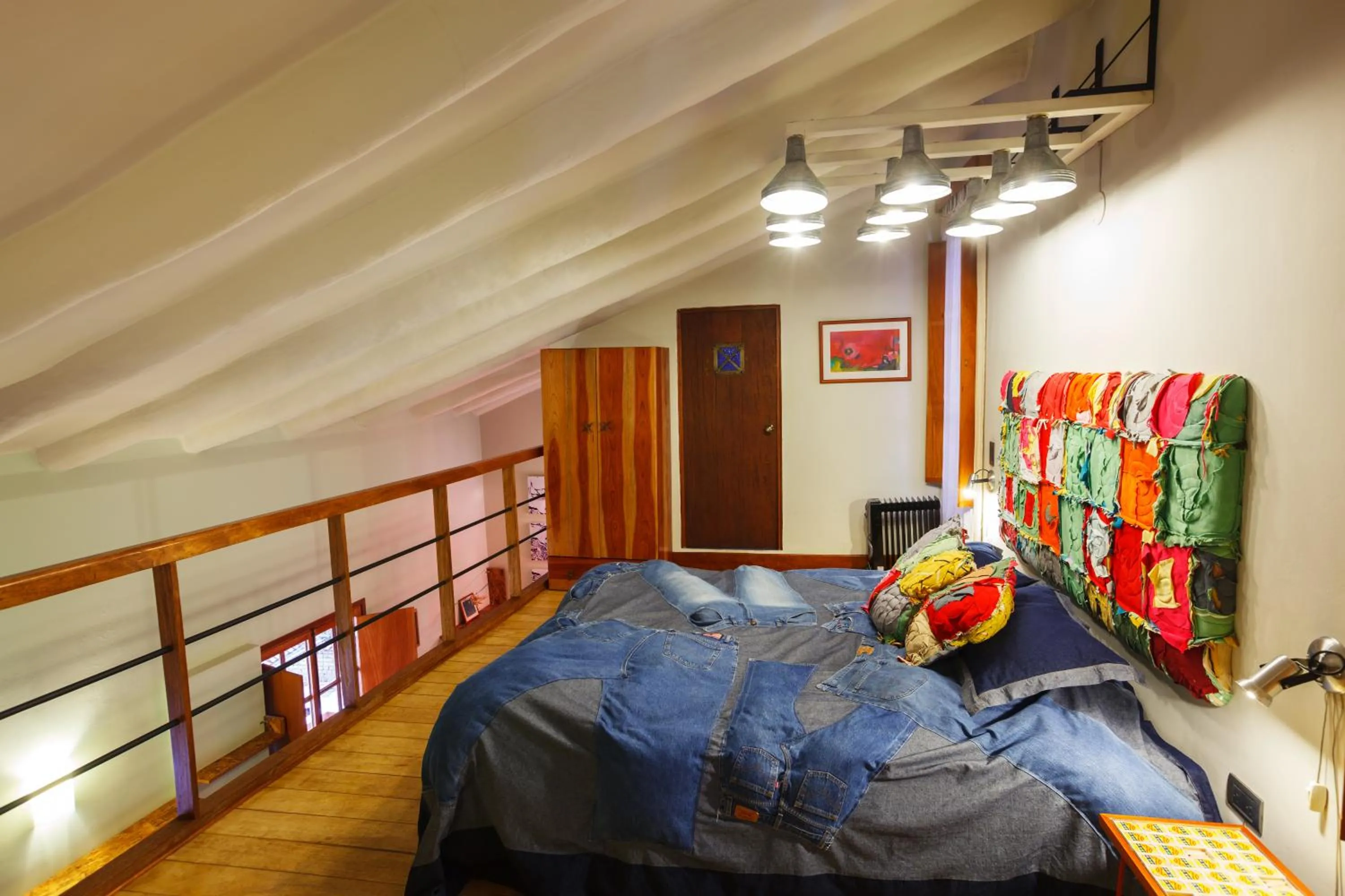 Decorative detail, Bed in Quinua Boutique Apartments