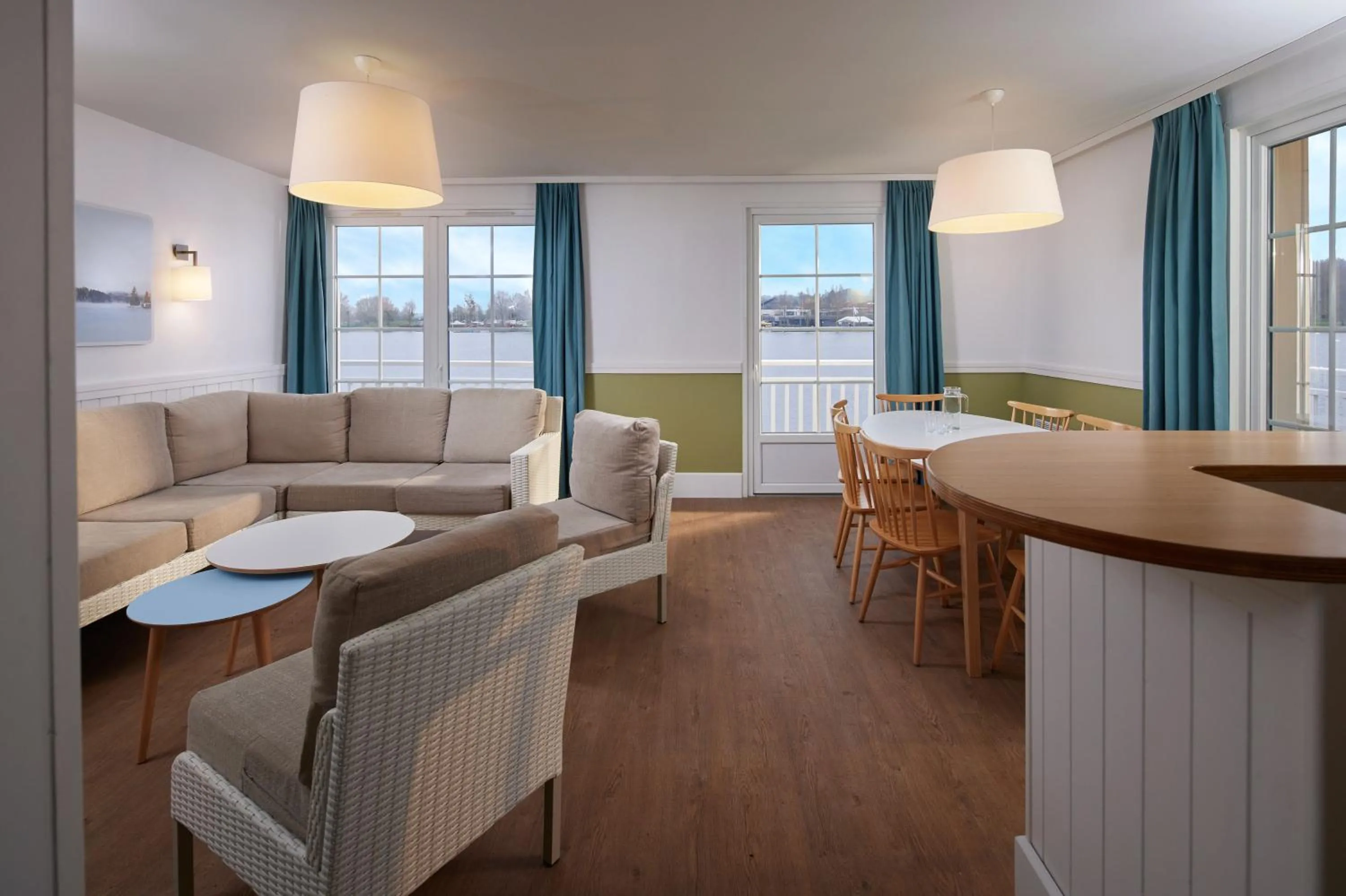 Living room in Center Parcs Le Lac d’Ailette