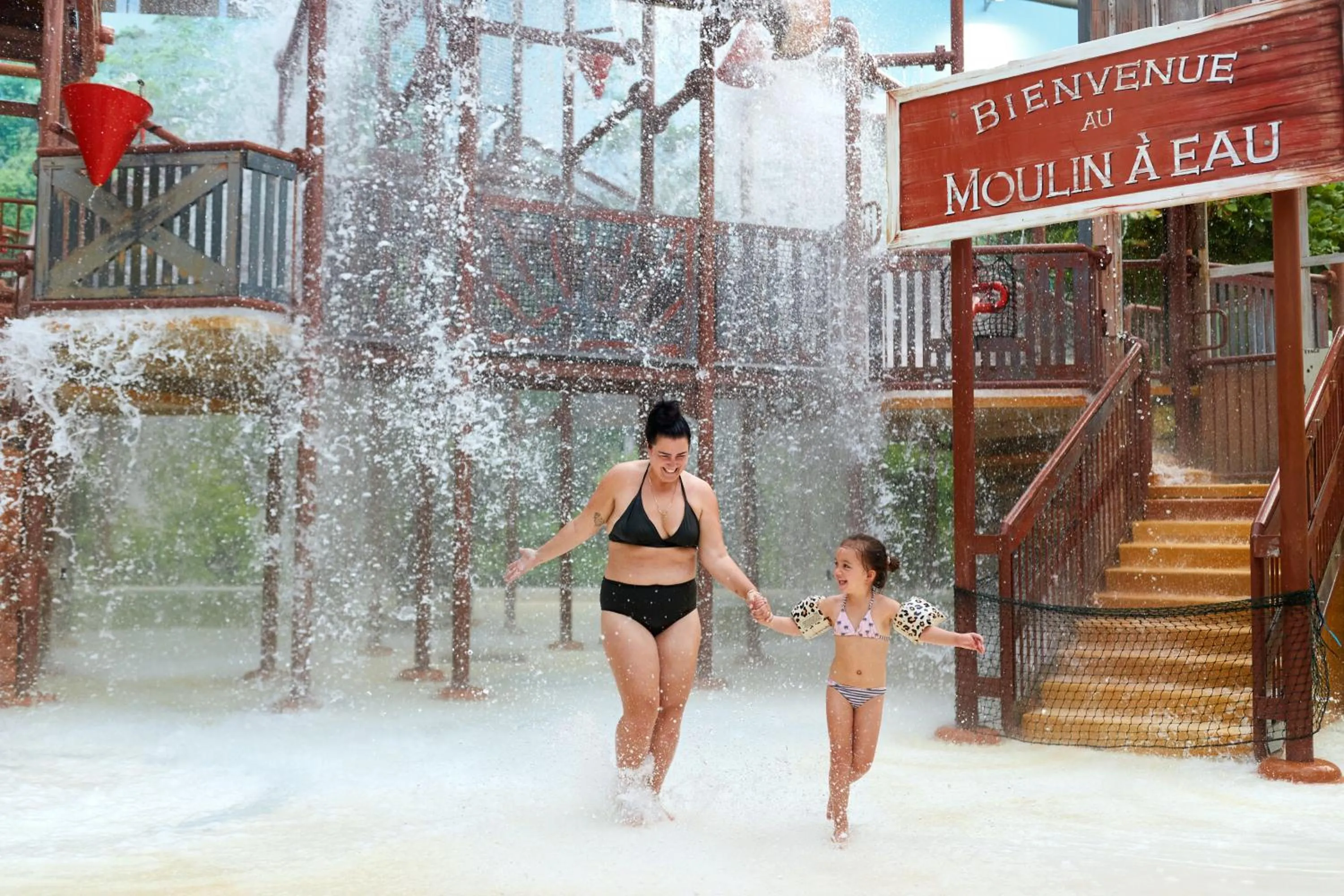 Aqua park in Center Parcs Le Lac d’Ailette