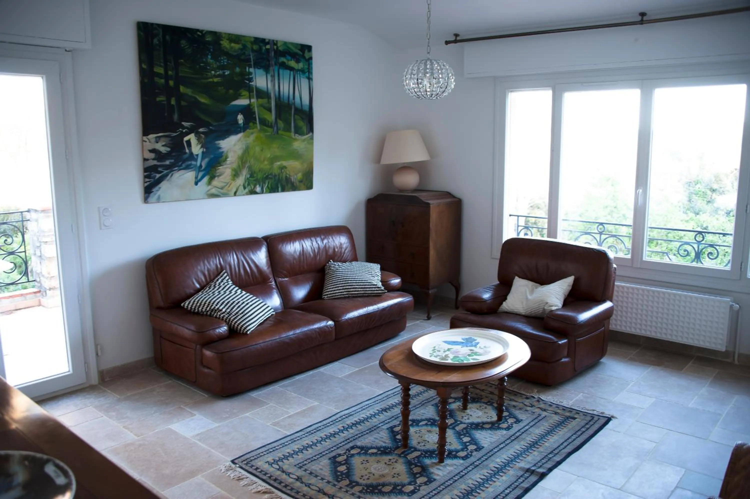Living room in La Garriniere