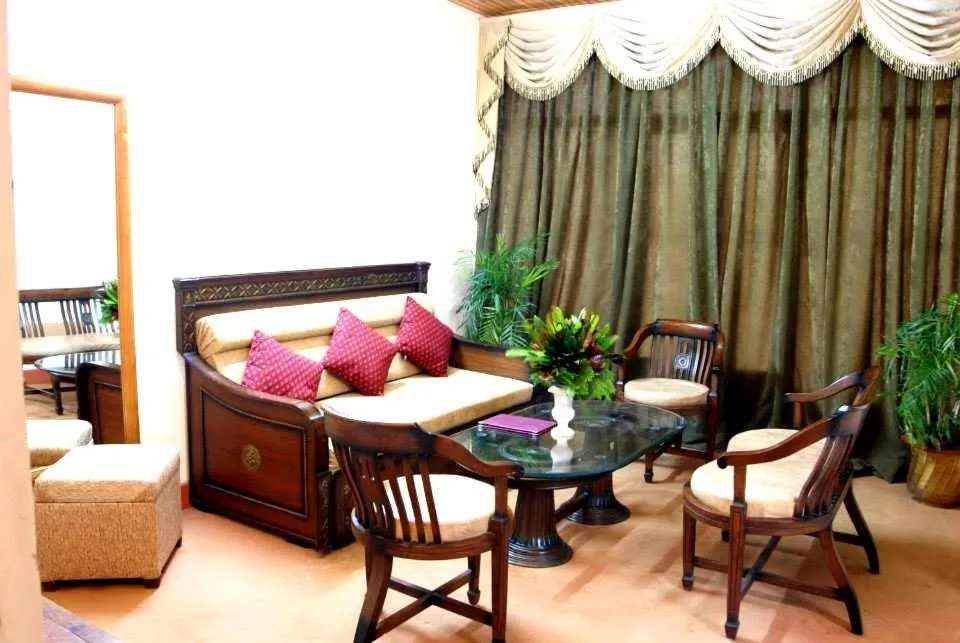 Seating area in Hotel Corbett Kingdom