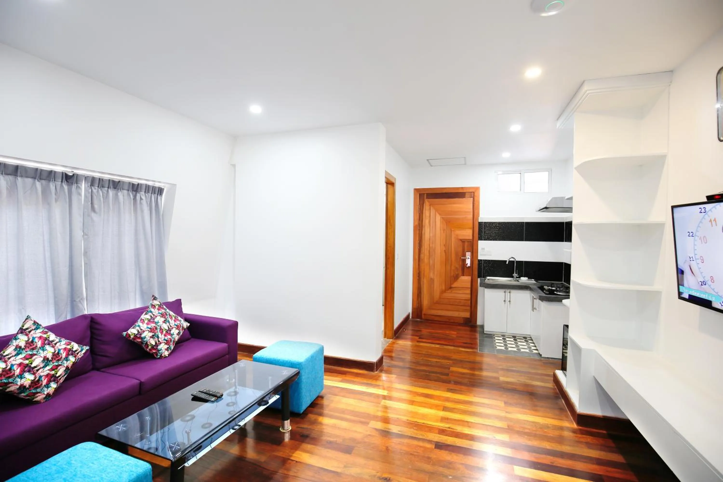 Living room in Zita Angkor Hotel