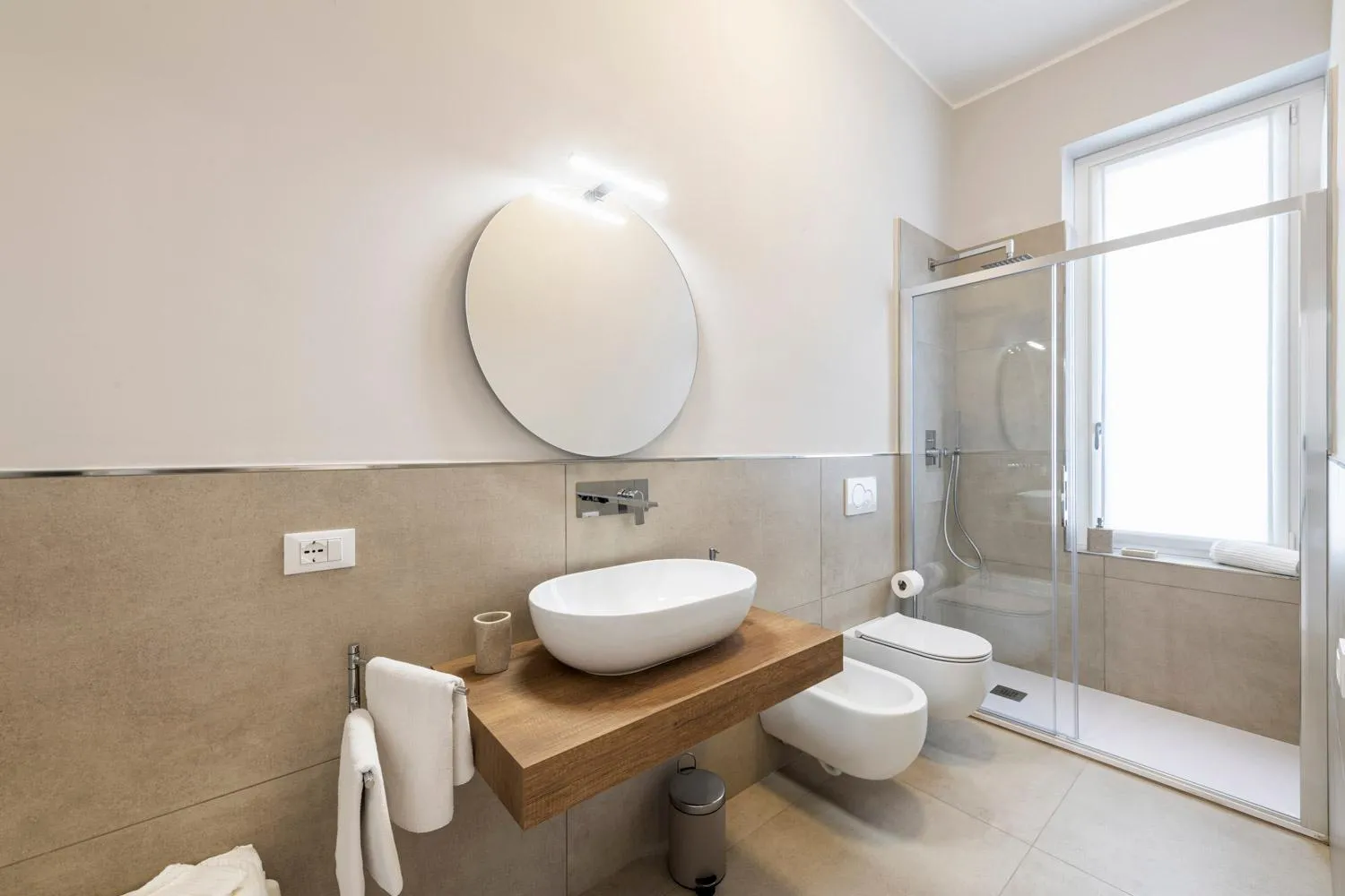 Shower in B&B De I Bravi