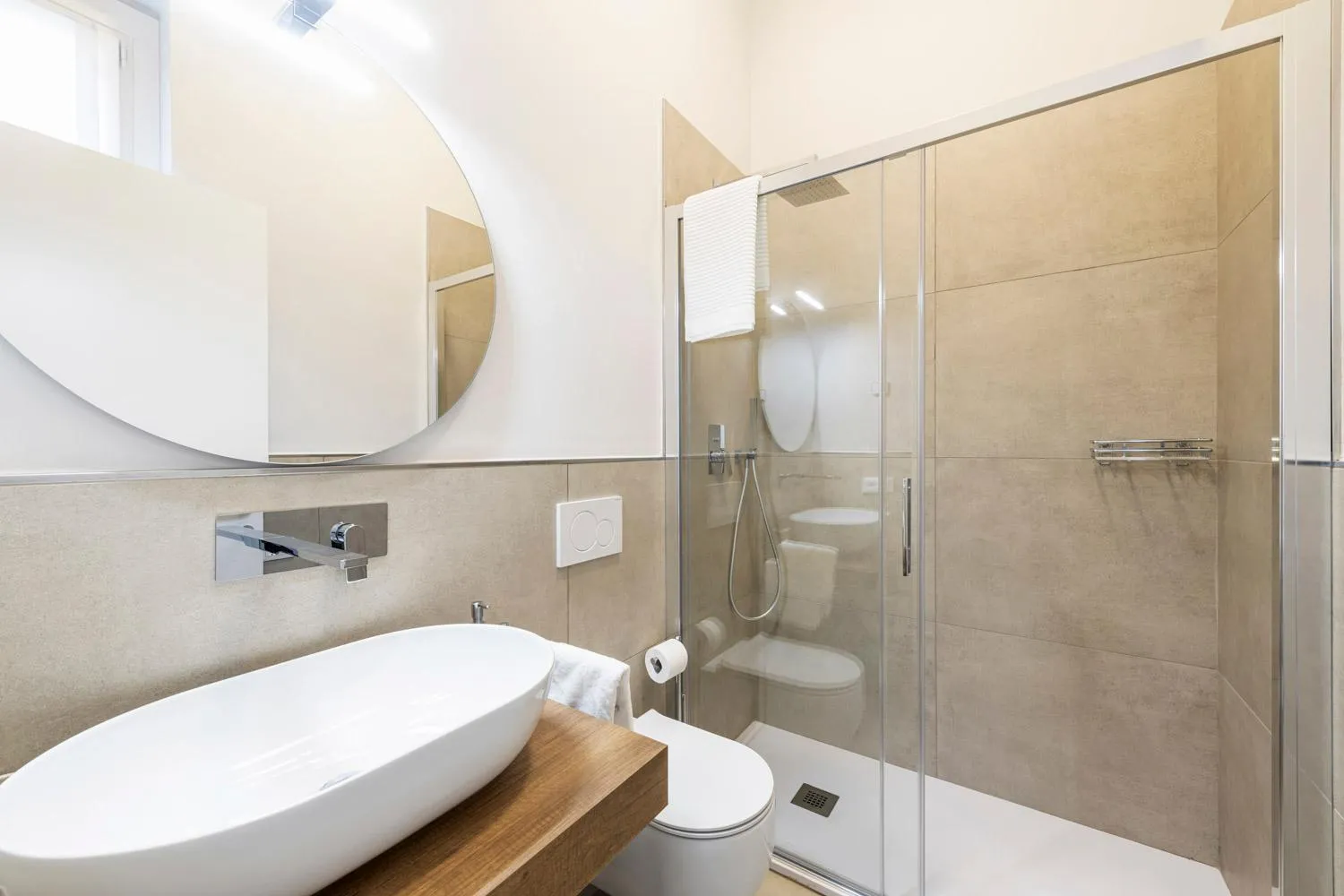Shower in B&B De I Bravi