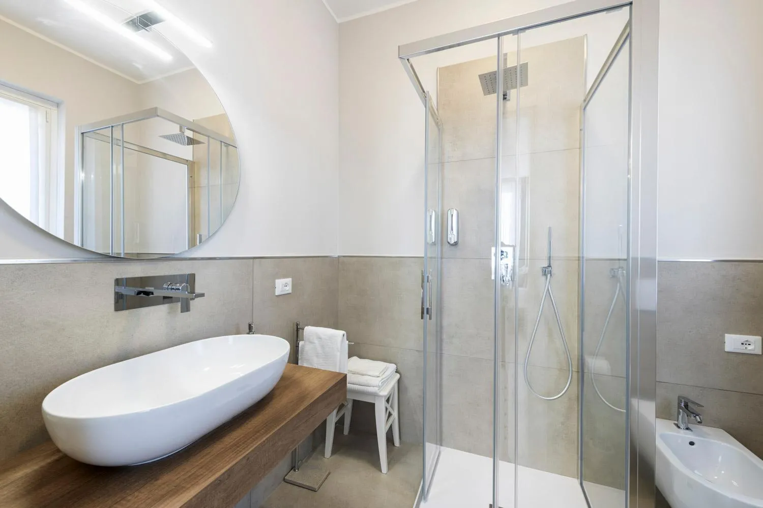 Shower in B&B De I Bravi