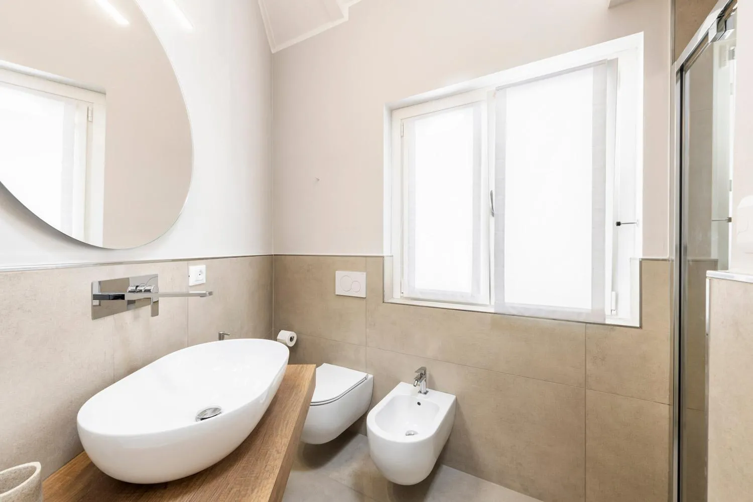 Shower in B&B De I Bravi