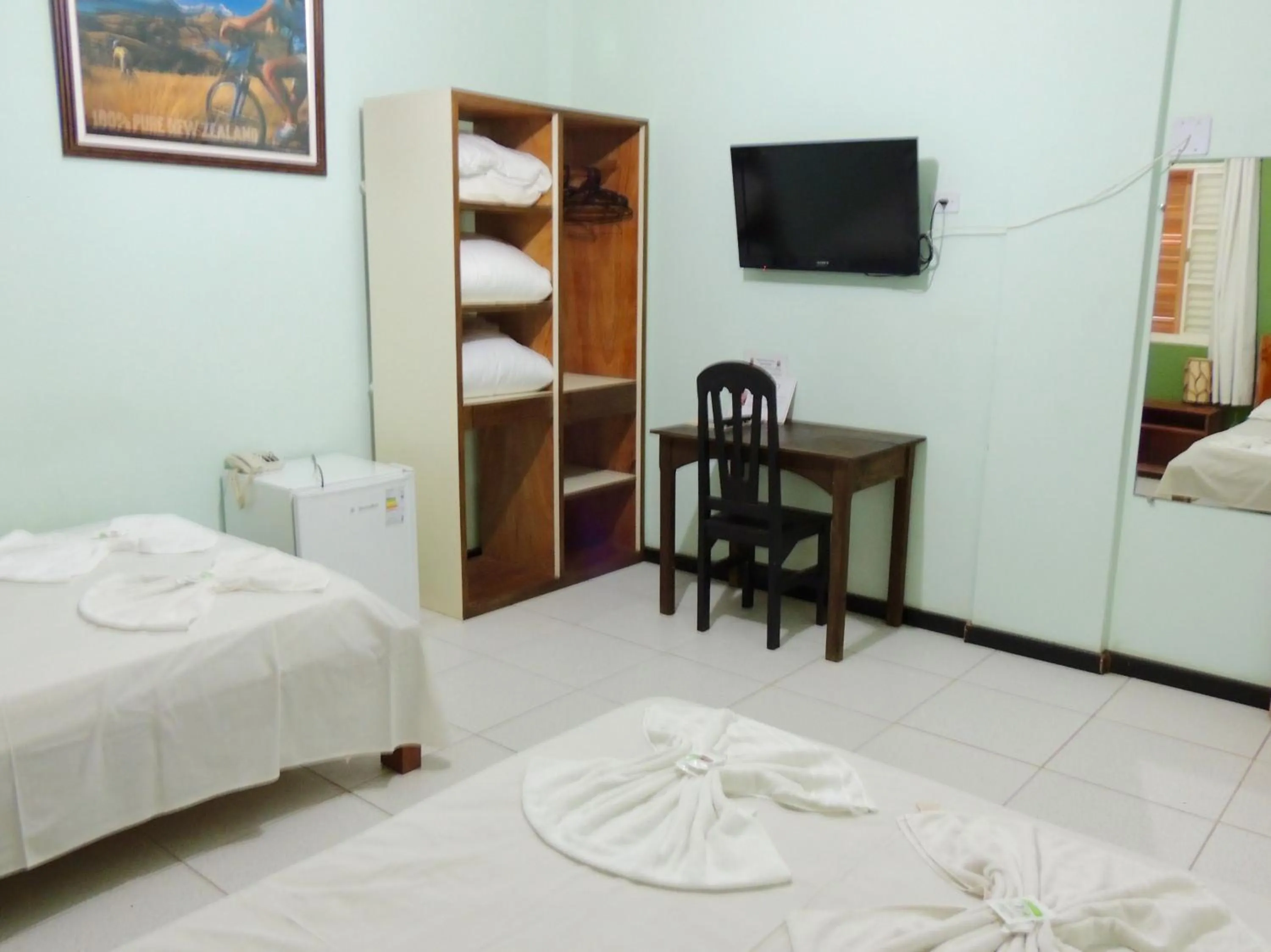 Bed in Hotel Oriente