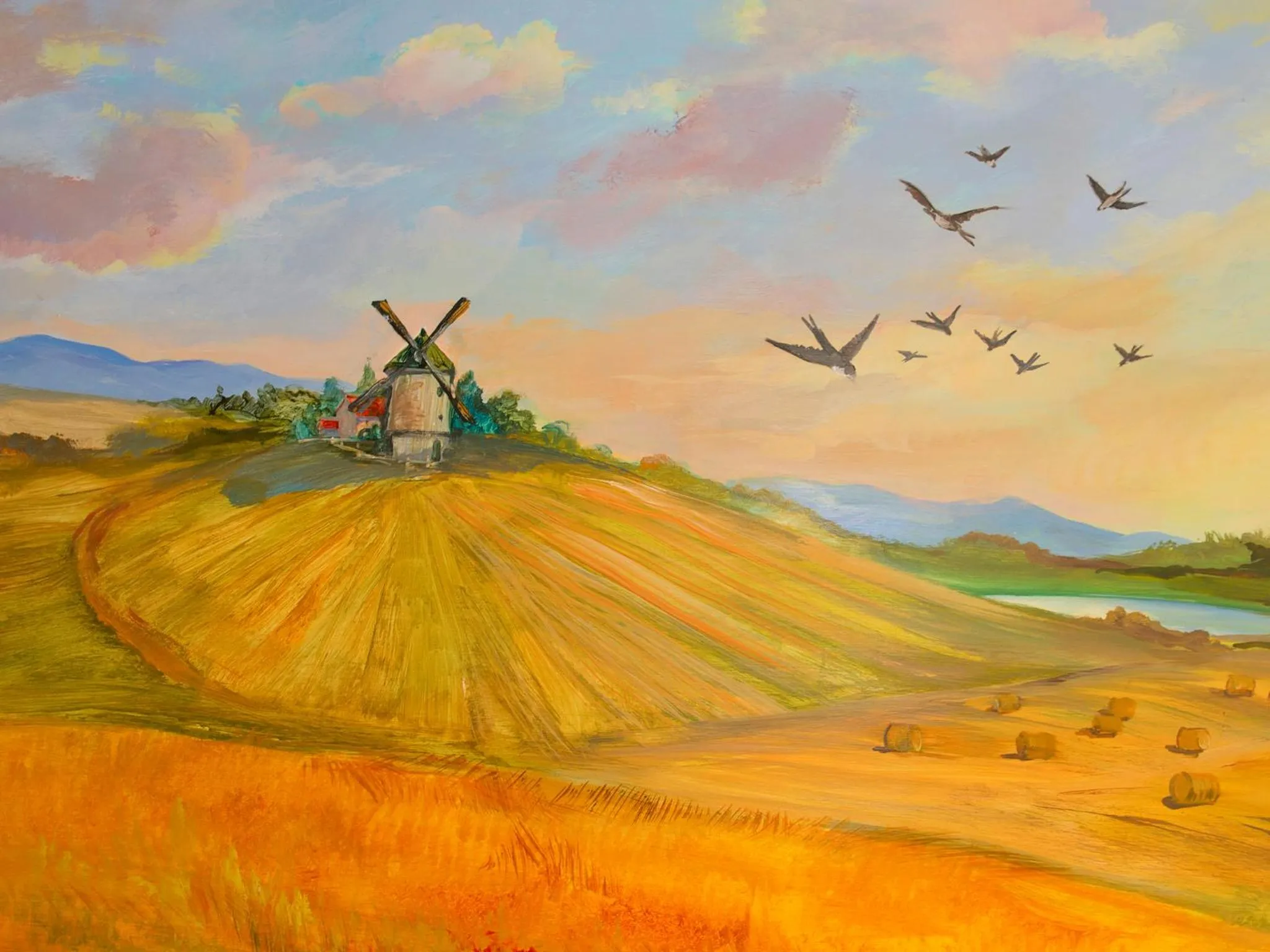 Communal lounge/ TV room in Antico Mulino B&B