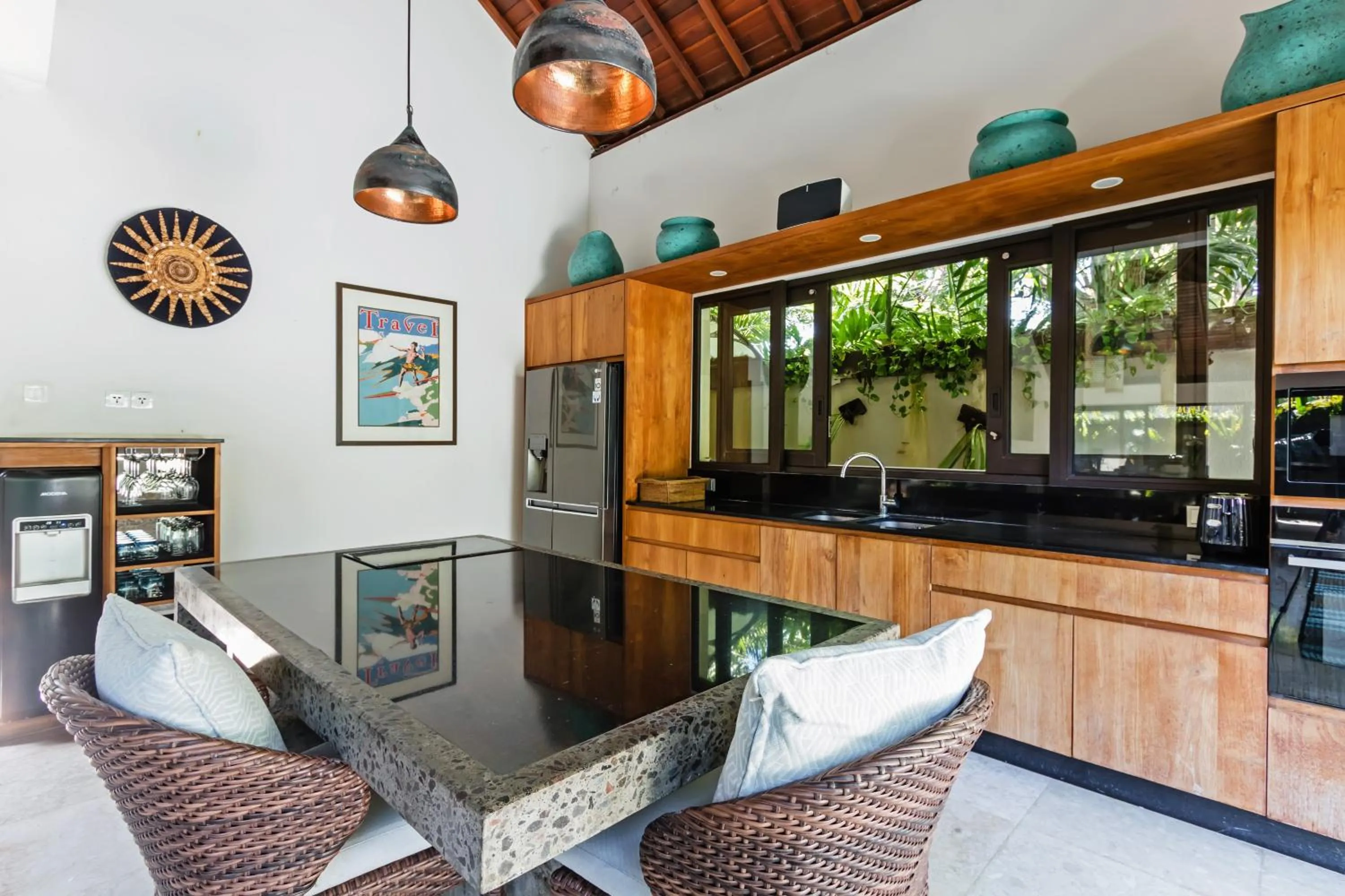 kitchen in Villa Karang Berawa