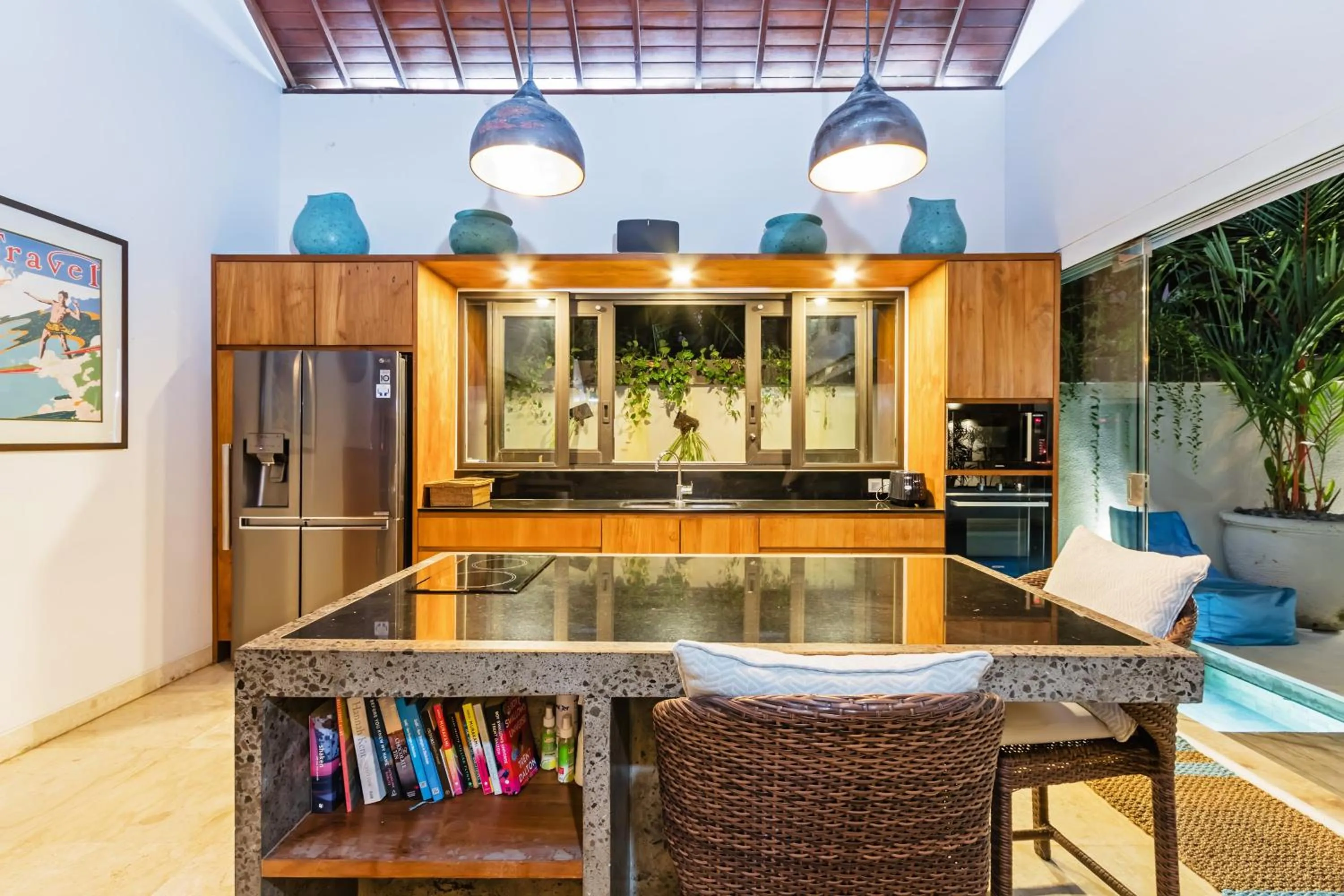 kitchen in Villa Karang Berawa