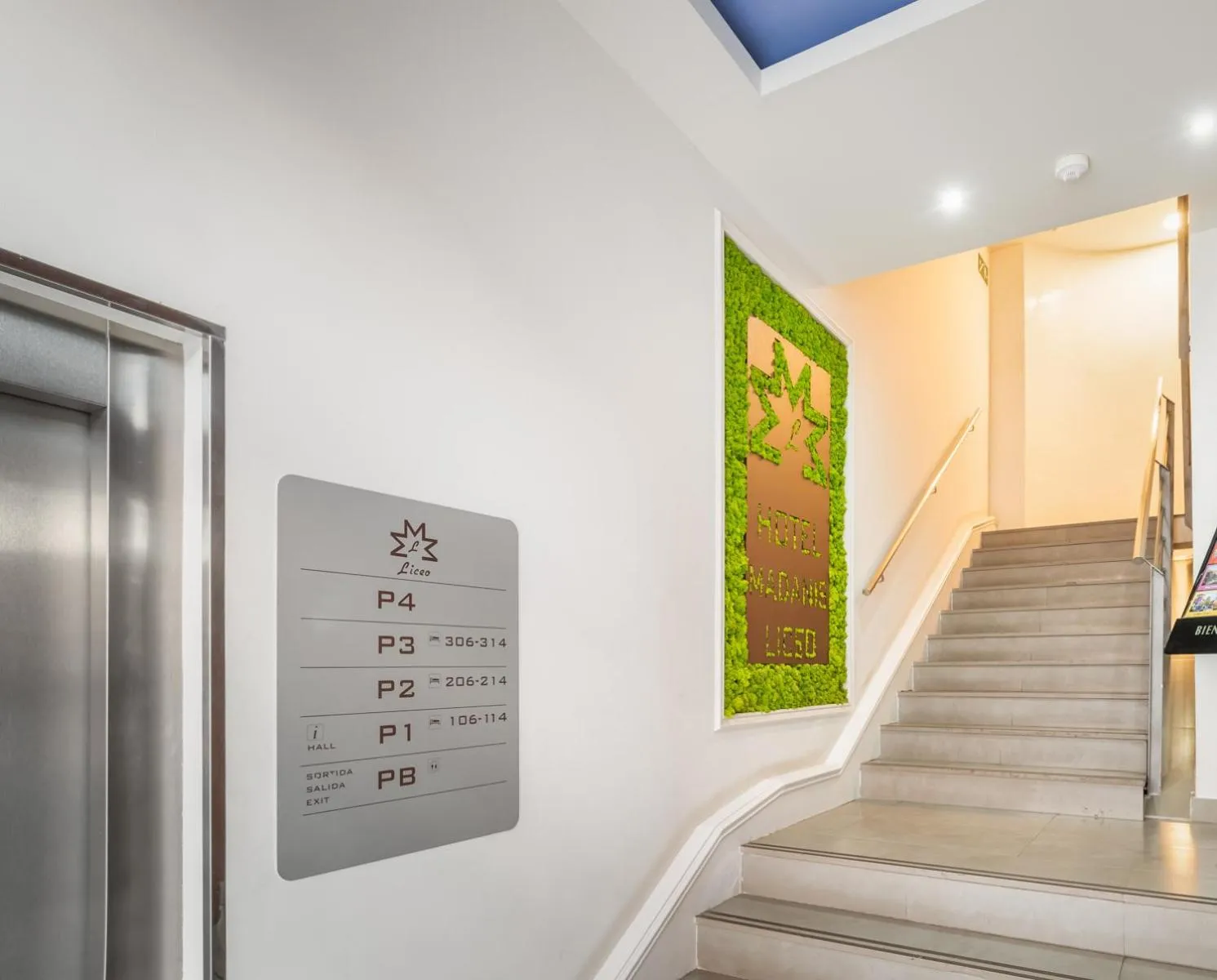 Property logo or sign in Hotel Madanis Liceo