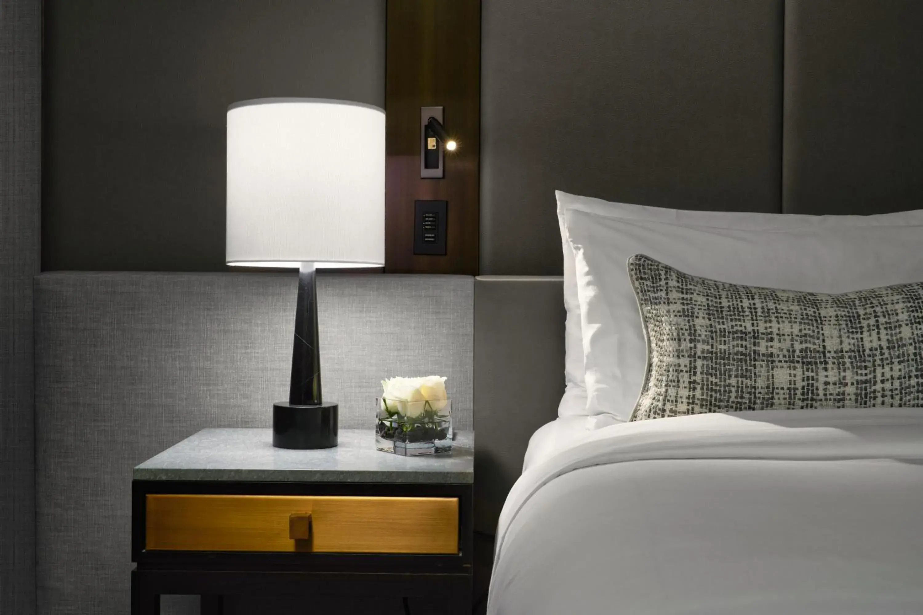 Bed in The Hazelton Hotel Bed in The Hazelton Hotel