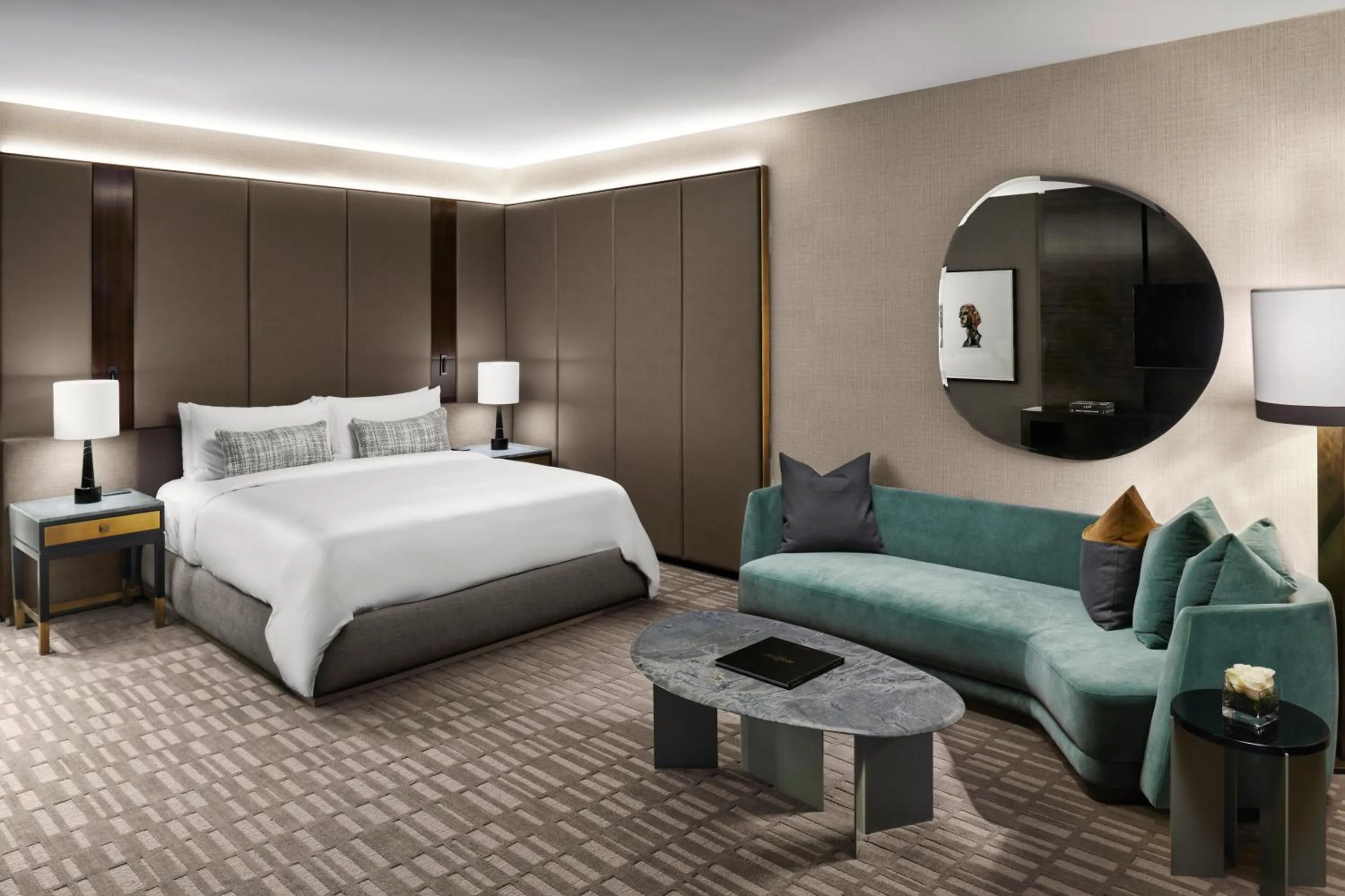 Bed in The Hazelton Hotel