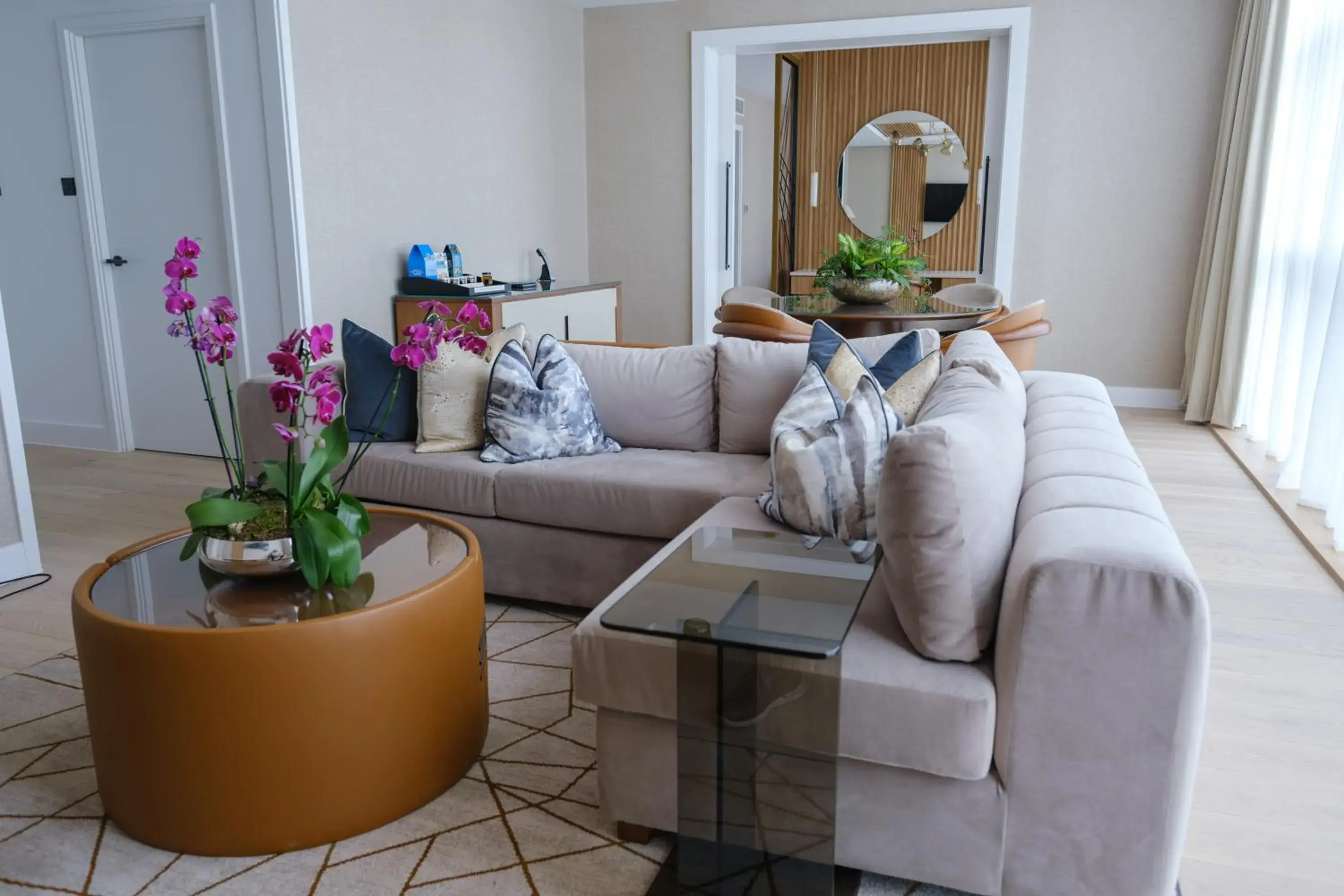 Living room in The Lowry Hotel Manchester Living room in The Lowry Hotel Manchester