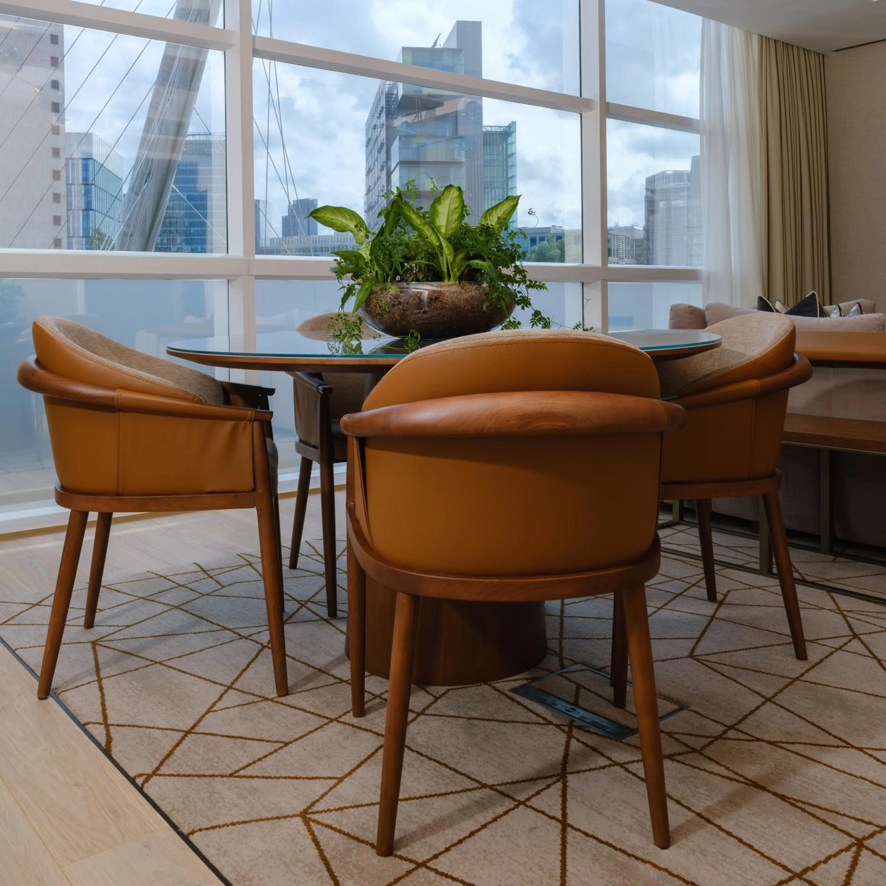 Dining area in The Lowry Hotel Manchester