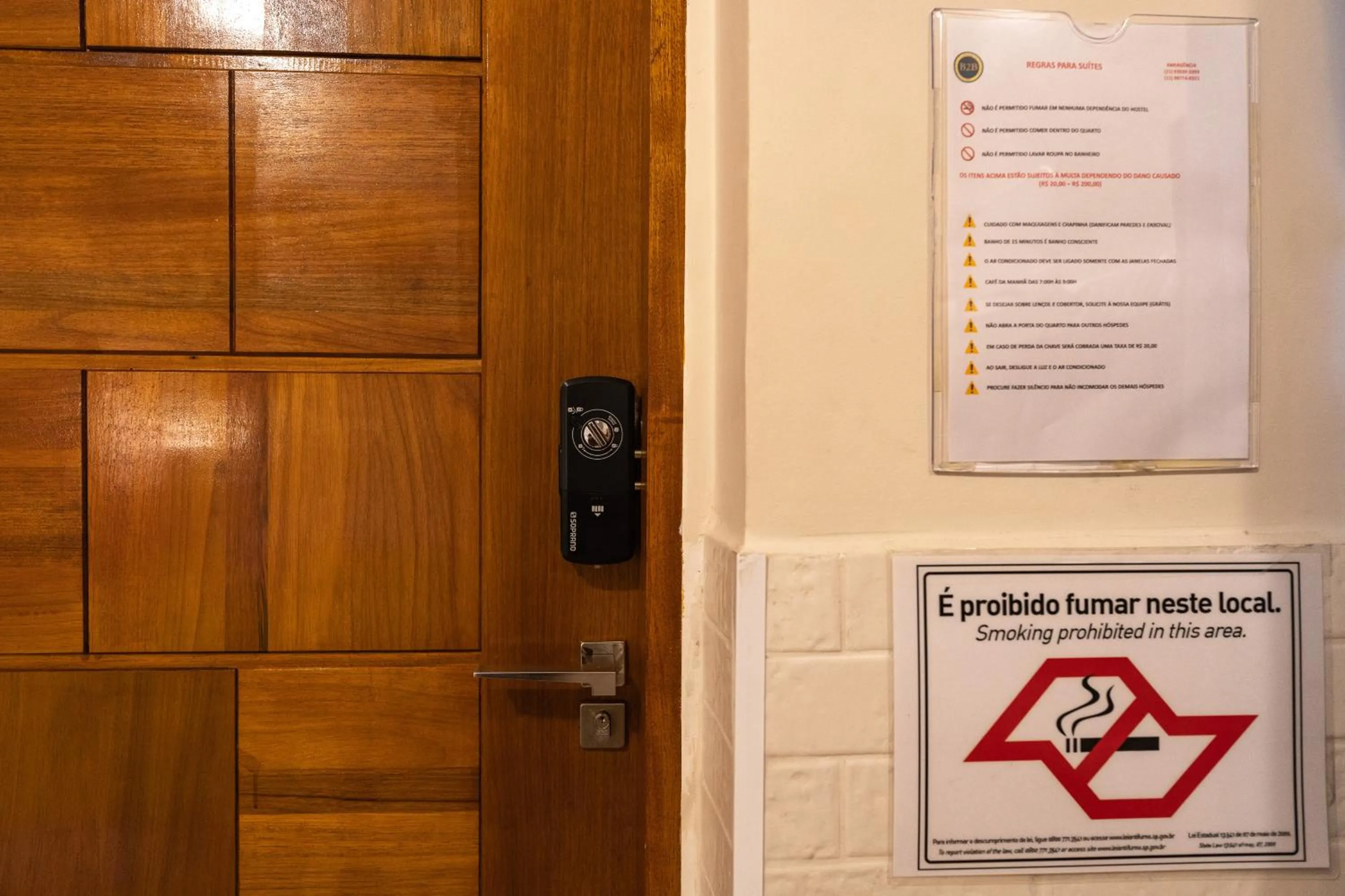 Area and facilities in Hostel B2B SP