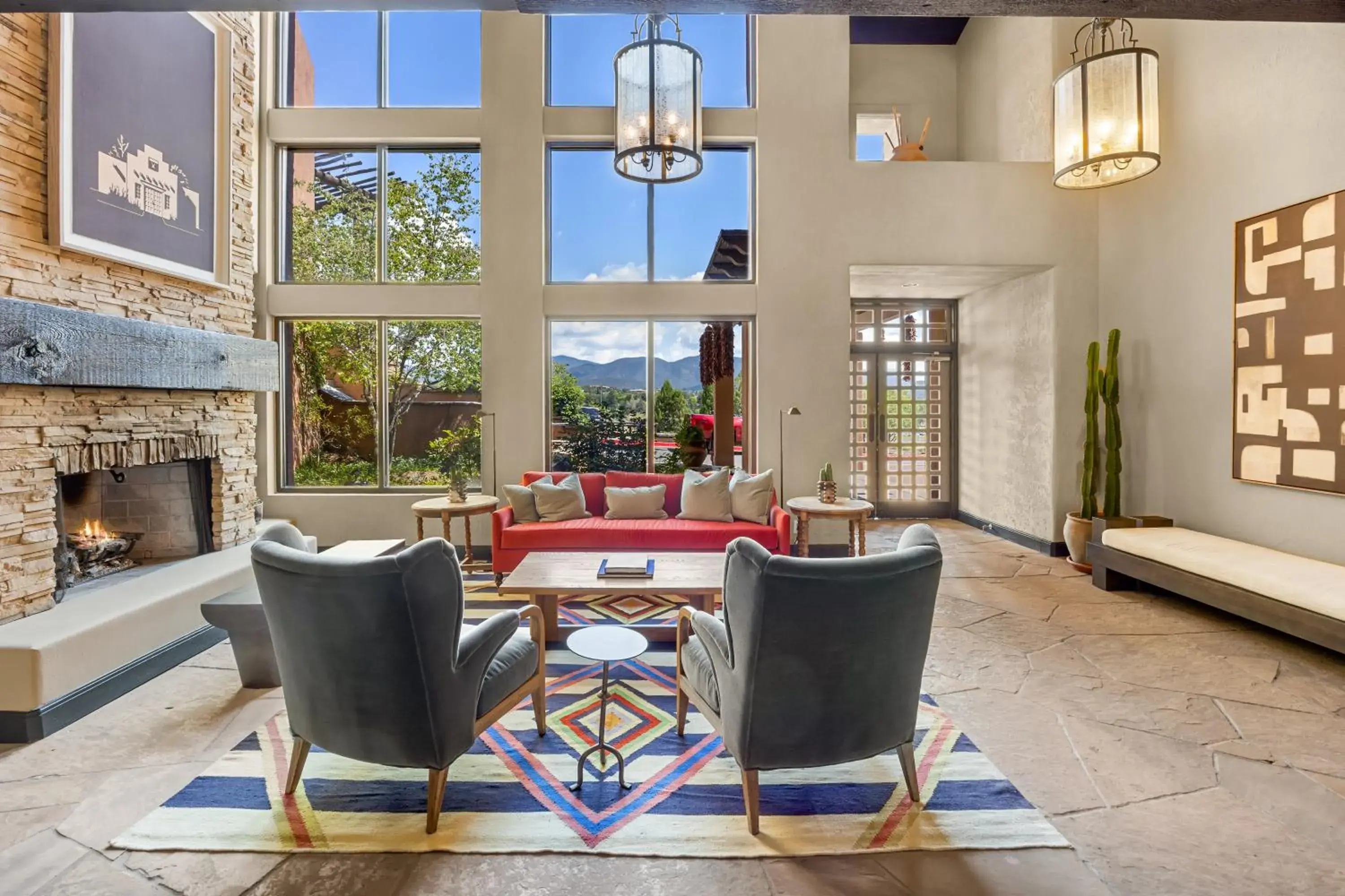 Lobby or reception in Hotel Glorieta Lobby or reception in Hotel Glorieta