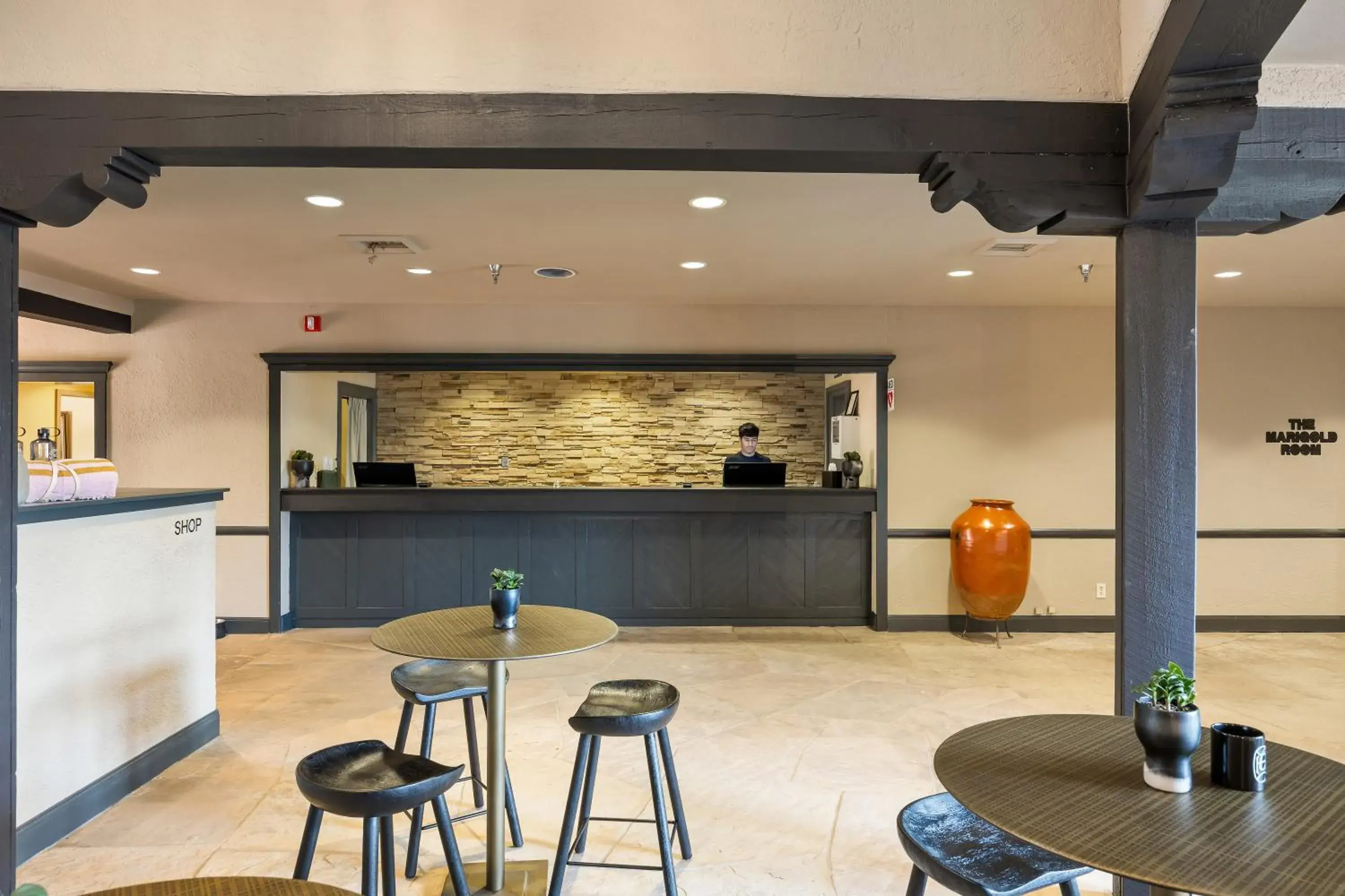 Lobby or reception in Hotel Glorieta Lobby or reception in Hotel Glorieta