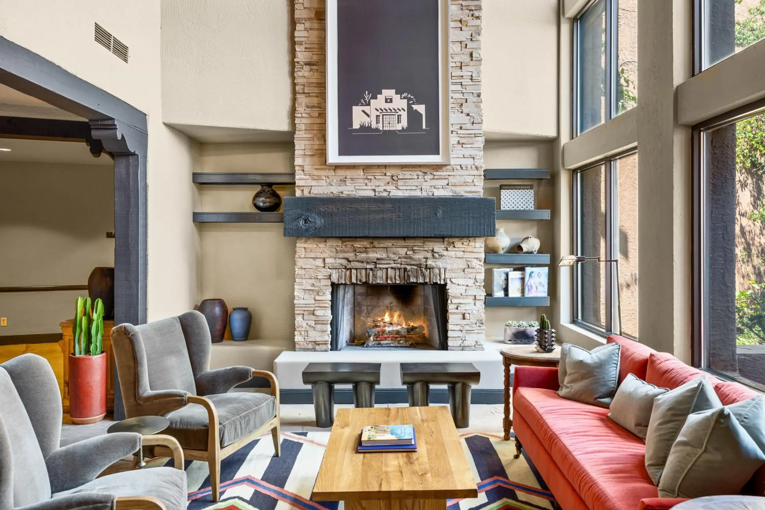 Lobby or reception in Hotel Glorieta Lobby or reception in Hotel Glorieta