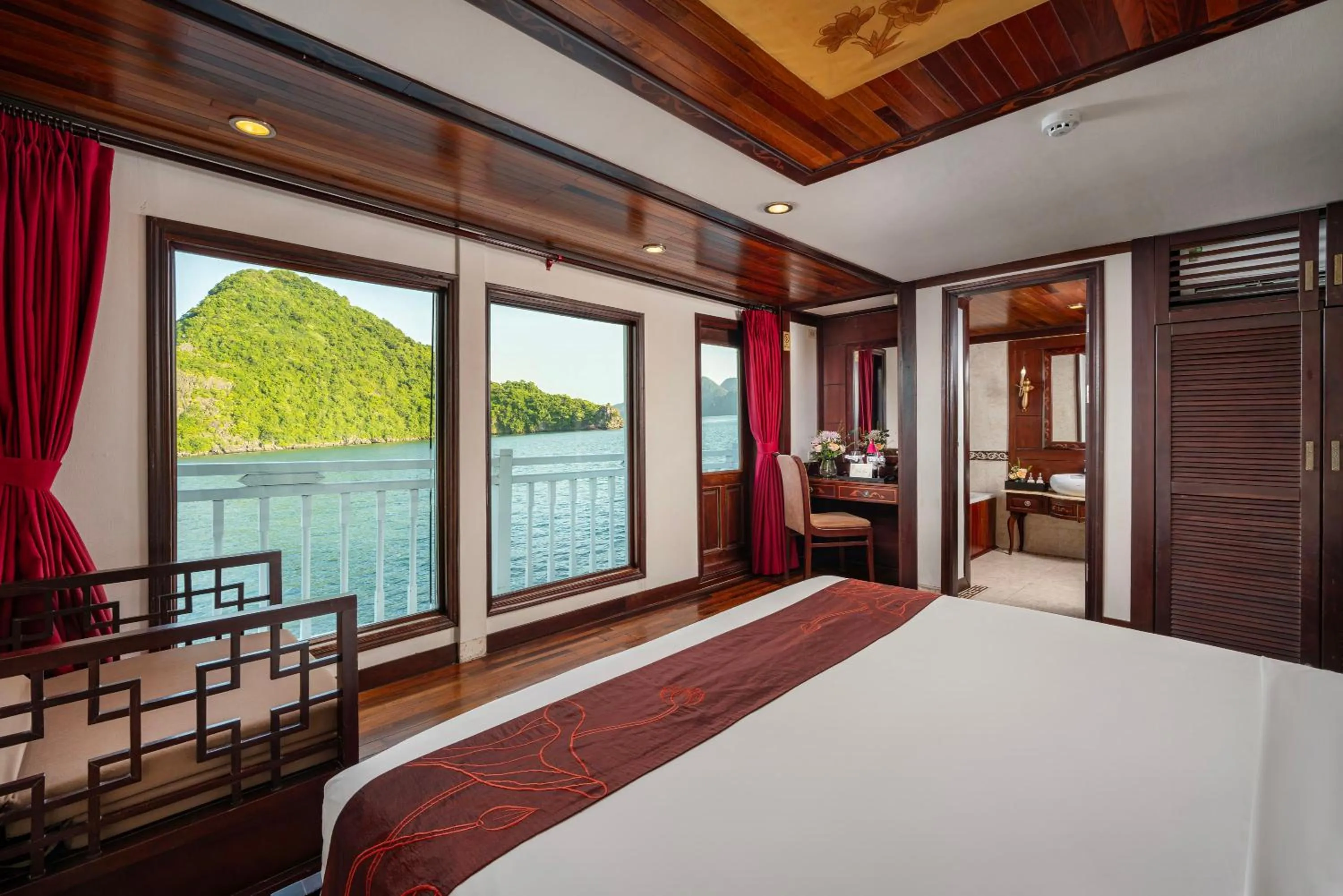 Presidential Suite With Sea View - 2 Days 1 Night in Indochina Sails Ha Long Bay
