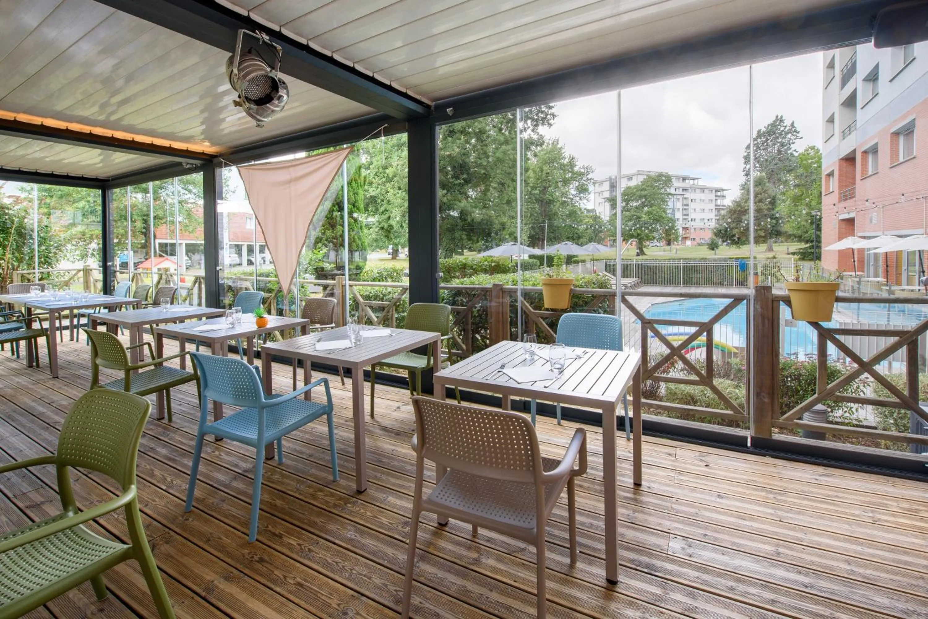 Patio in Clarion Aparthotel Toulouse Le Parc de l'Escale