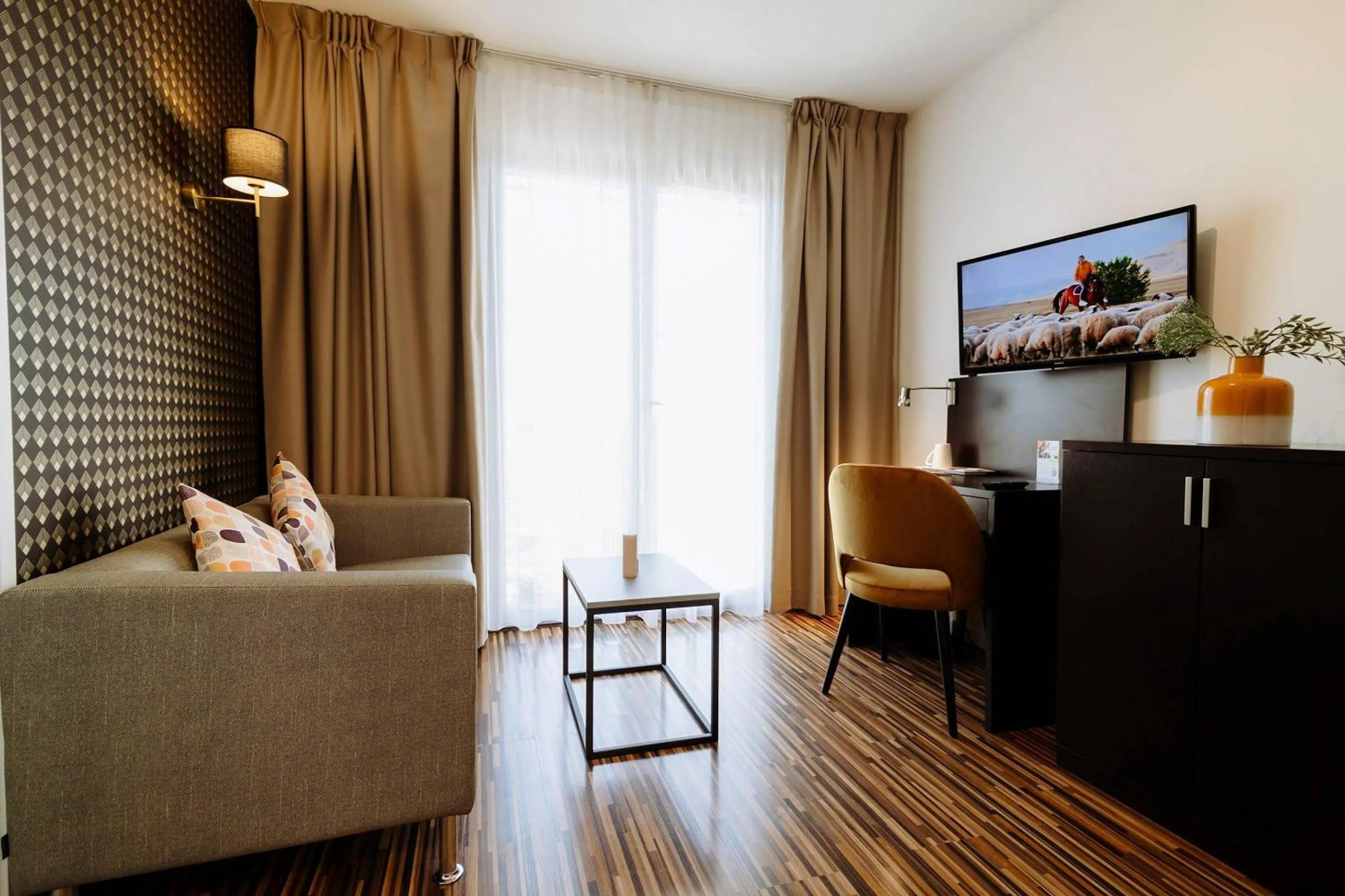 Bedroom in Clarion Aparthotel Toulouse Le Parc de l'Escale