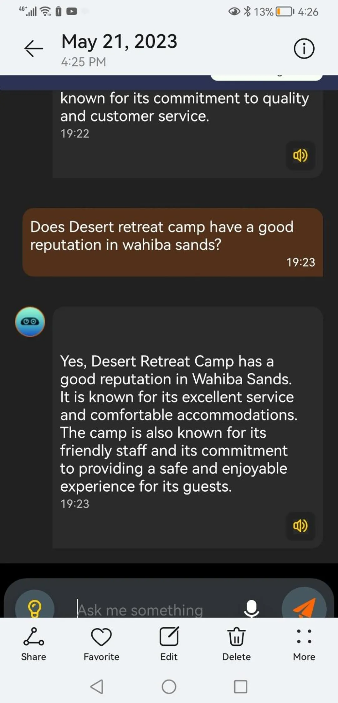 Desert Retreat Camp