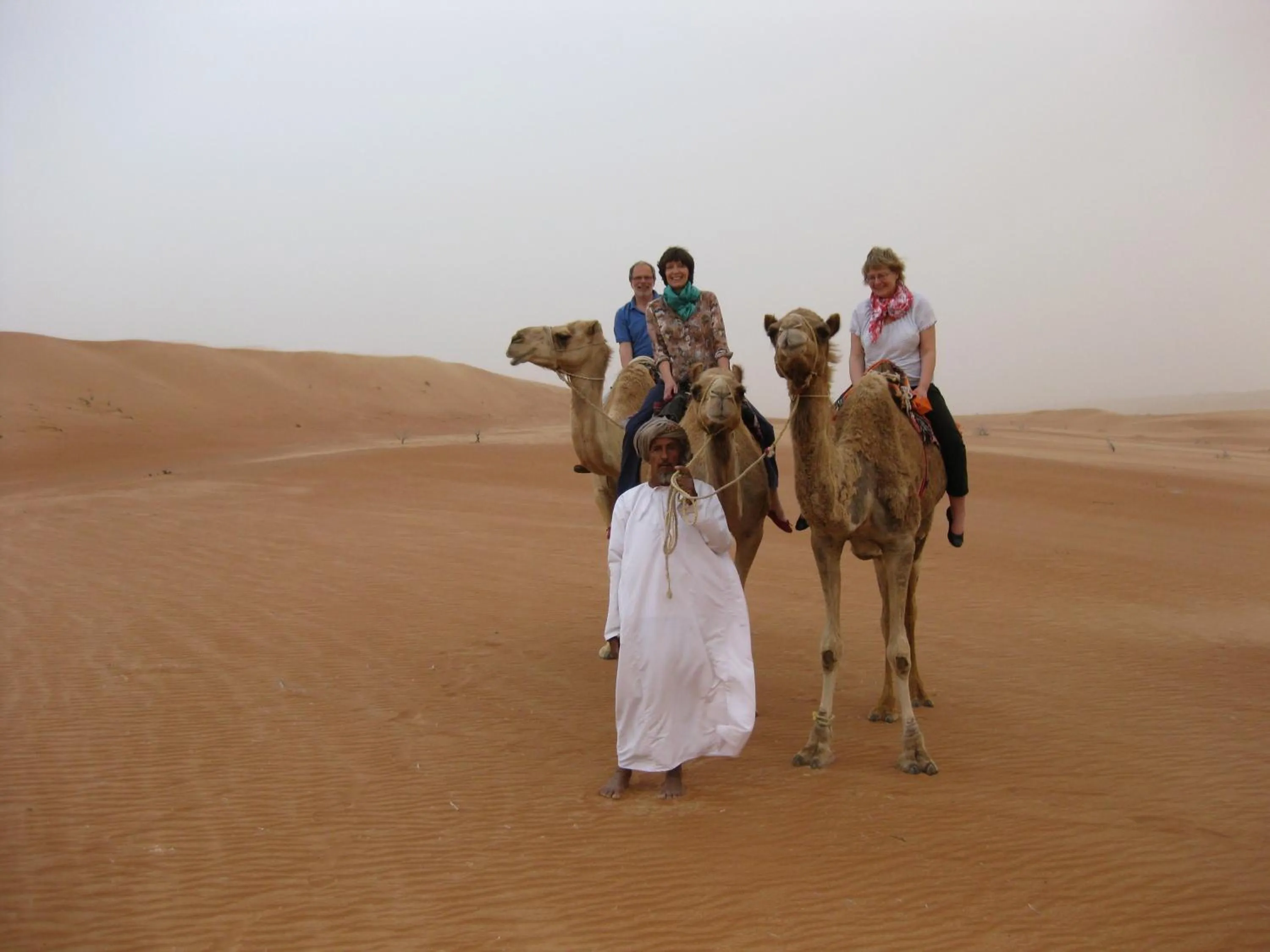 People in Desert Retreat Camp