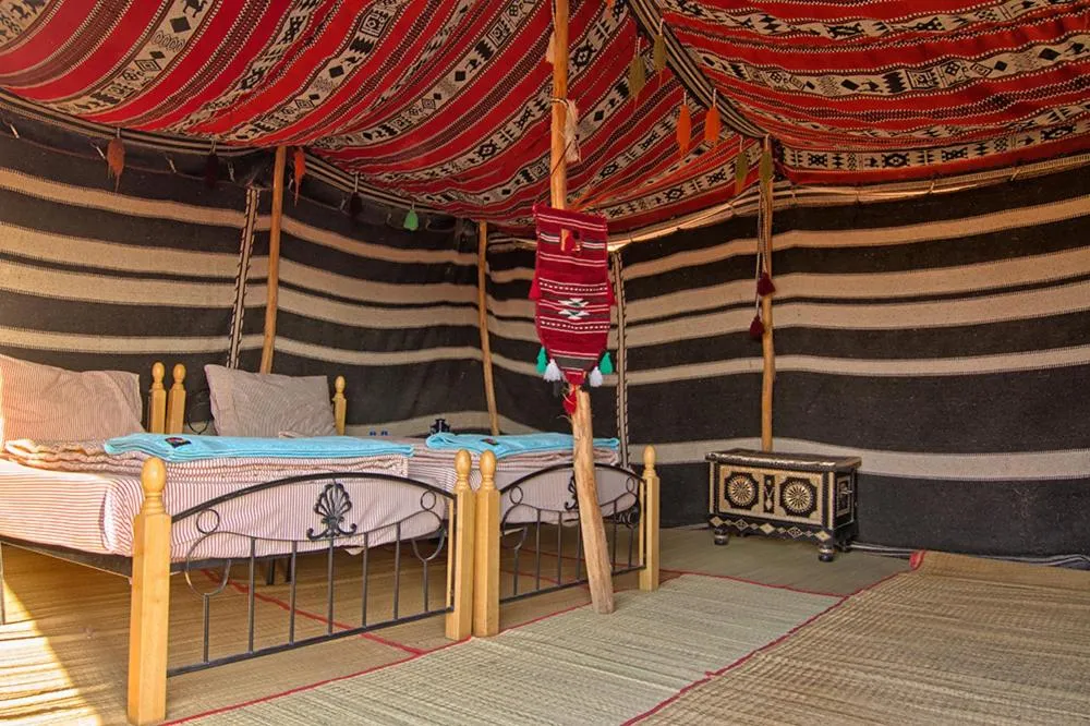 Bed in Desert Retreat Camp