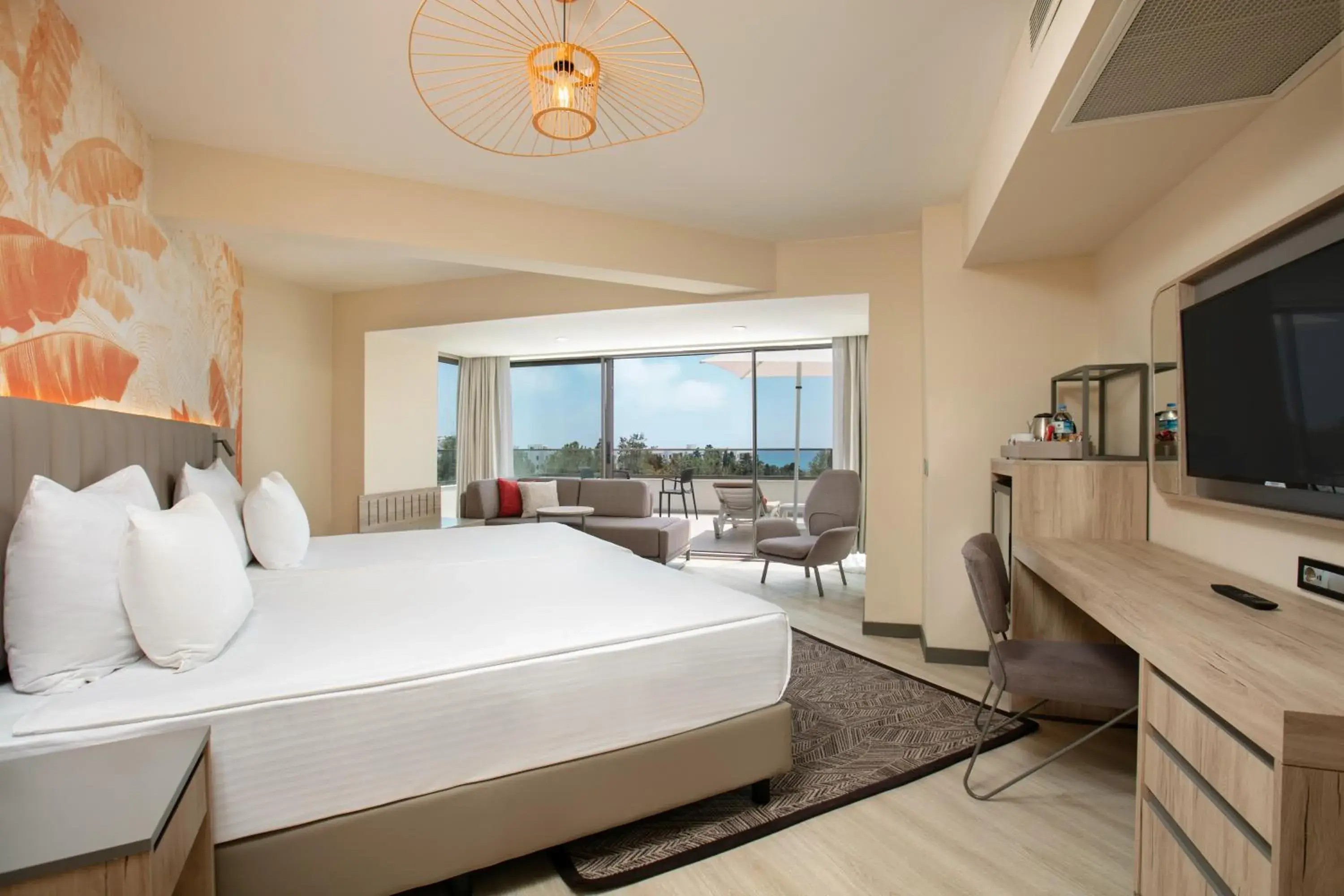 View (from property/room), Bed in Megasaray Resort Side View (from property/room), Bed in Megasaray Resort Side