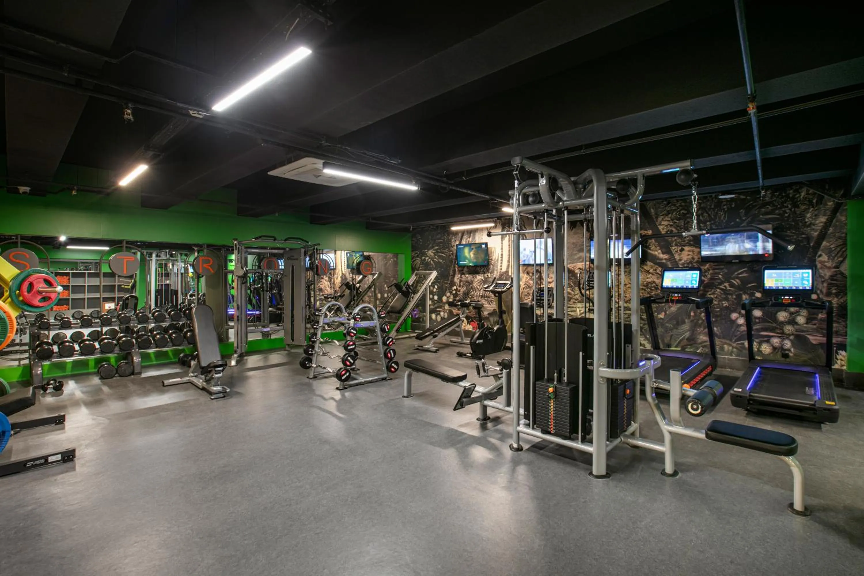 Fitness centre/facilities in Megasaray Resort Side