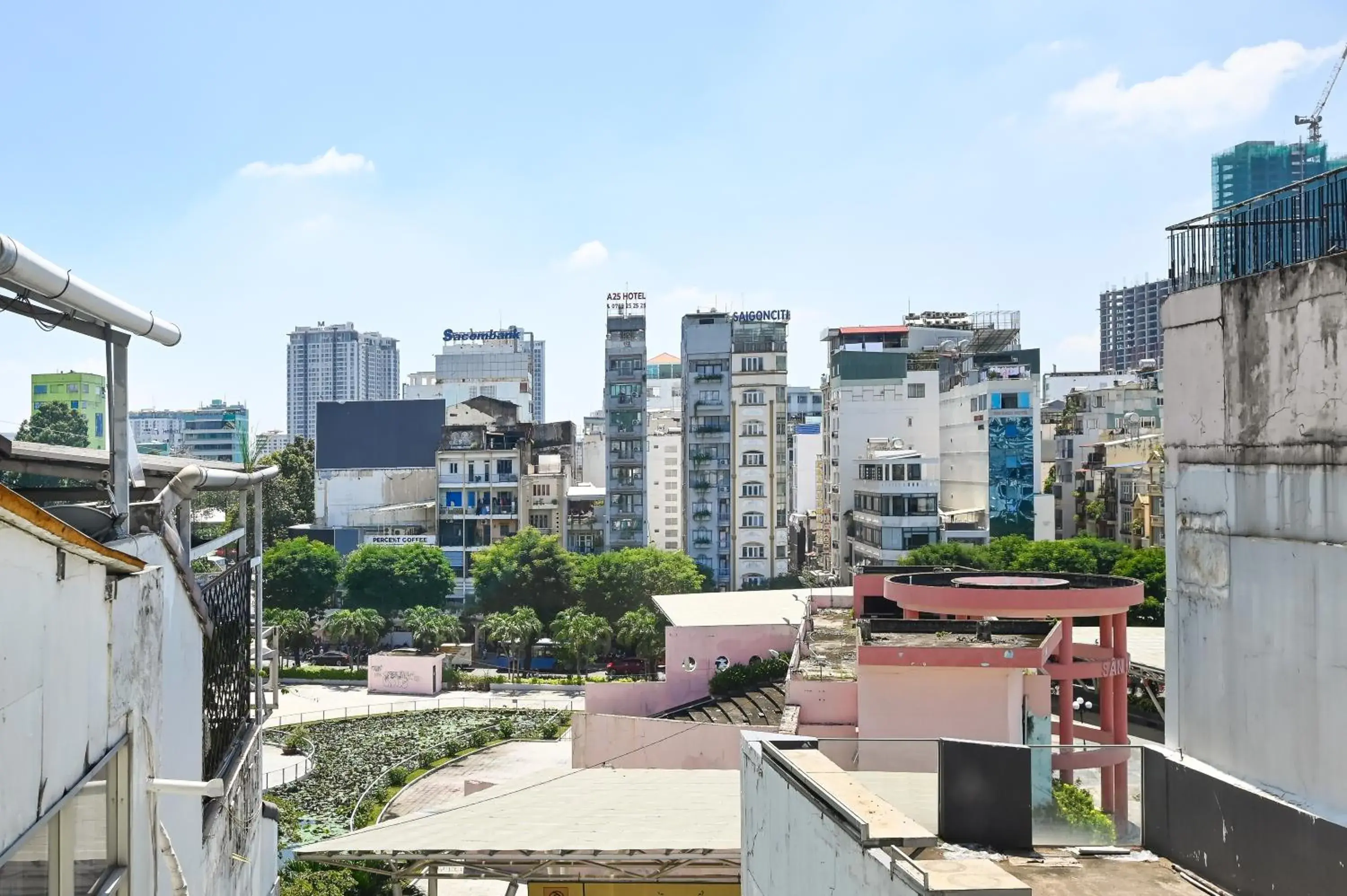 City view in Amory Hotel Ben Thanh City view in Amory Hotel Ben Thanh