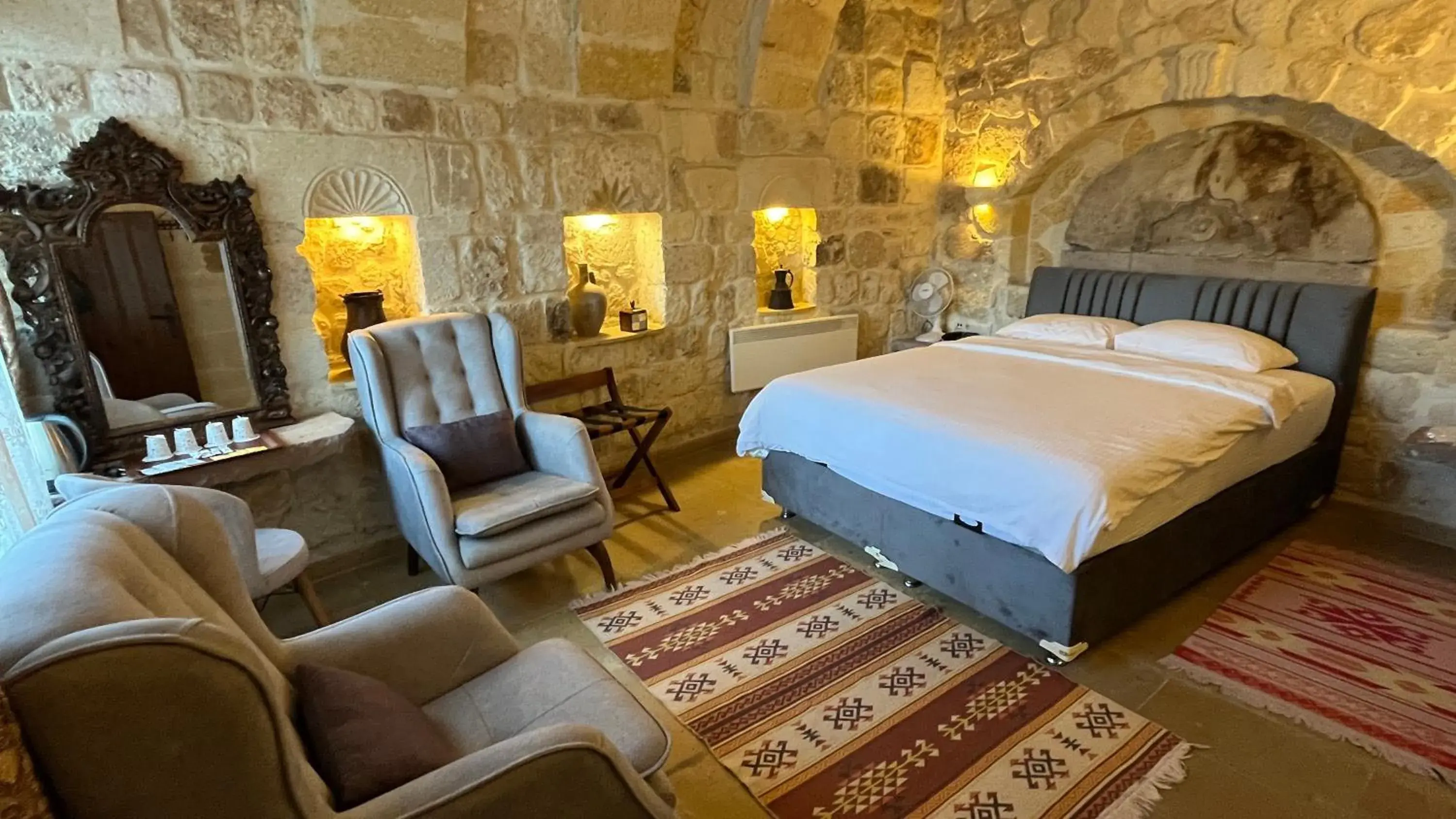 Bedroom, Bed in Cave Konak Hotel - Special Category Bedroom, Bed in Cave Konak Hotel - Special Category