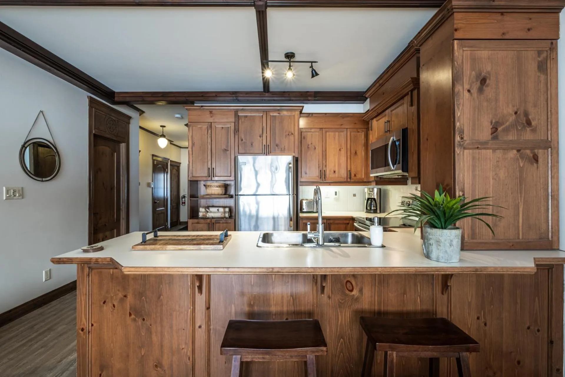 Kitchen or kitchenette in Le Sous-Bois (Les Manoirs) Mont-Tremblant