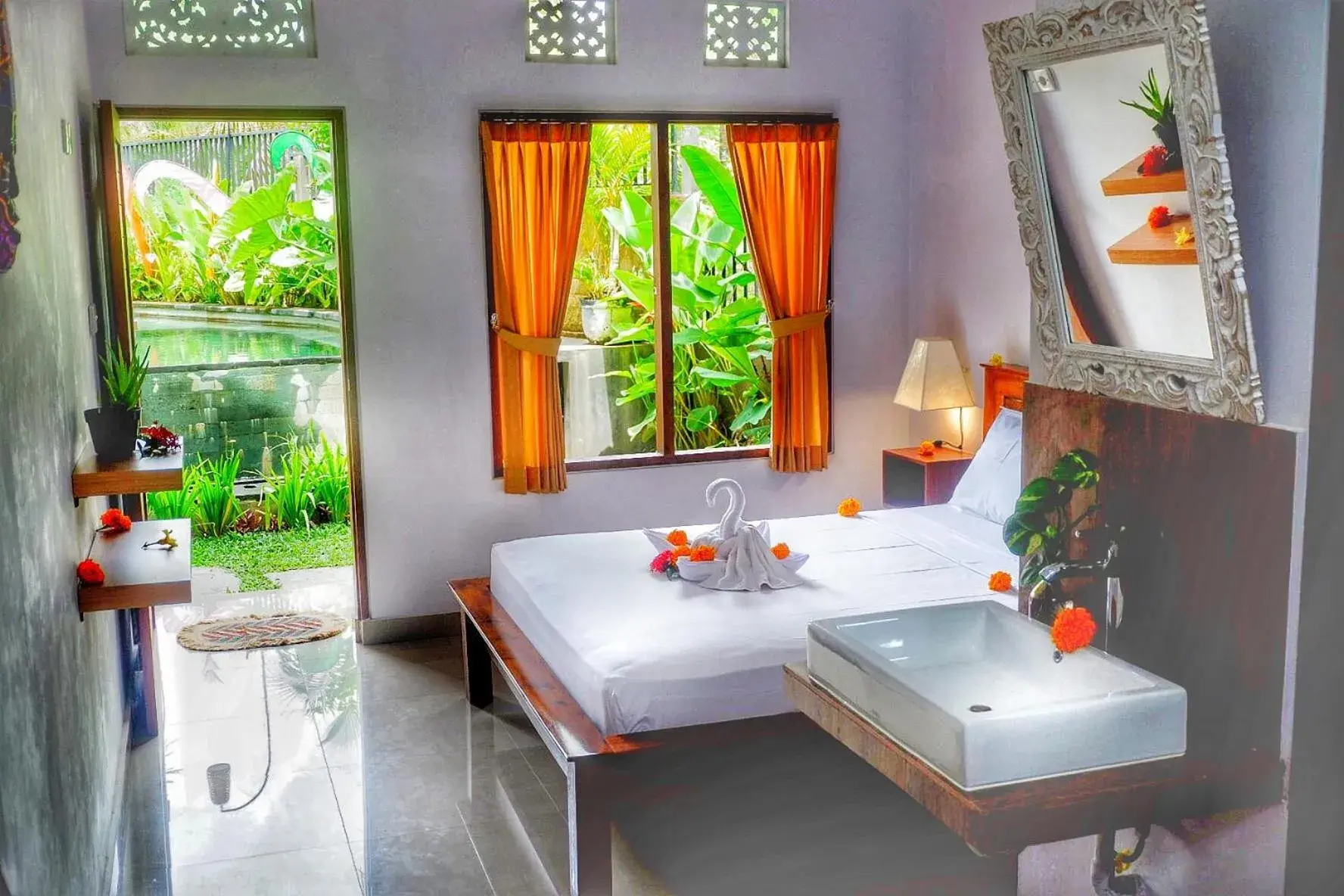 Queen Room with Garden View in Canang Gardens Queen Room with Garden View in Canang Gardens